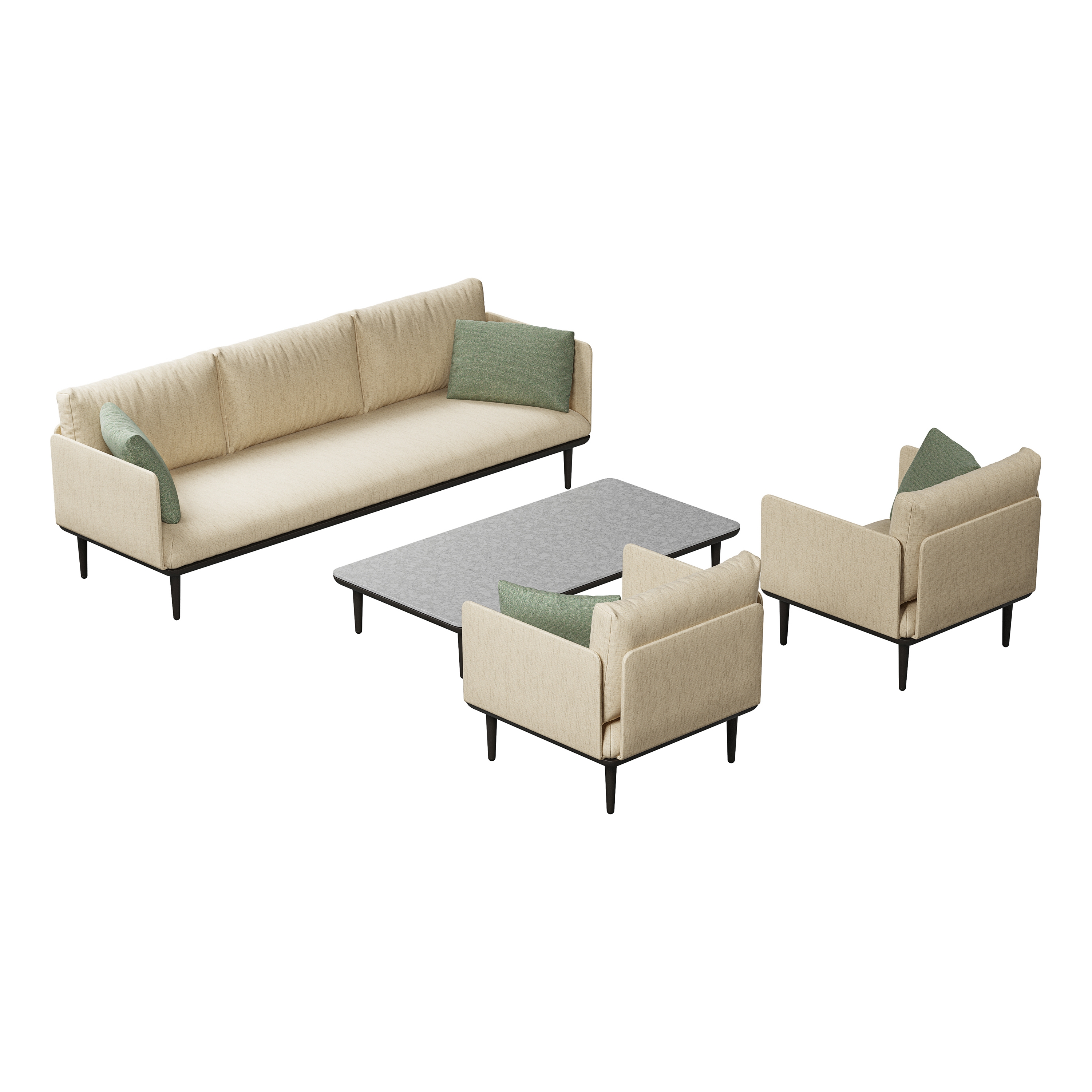 Mostrar el producto Styletto Lounge Set 4 del fabricante Royal Botania