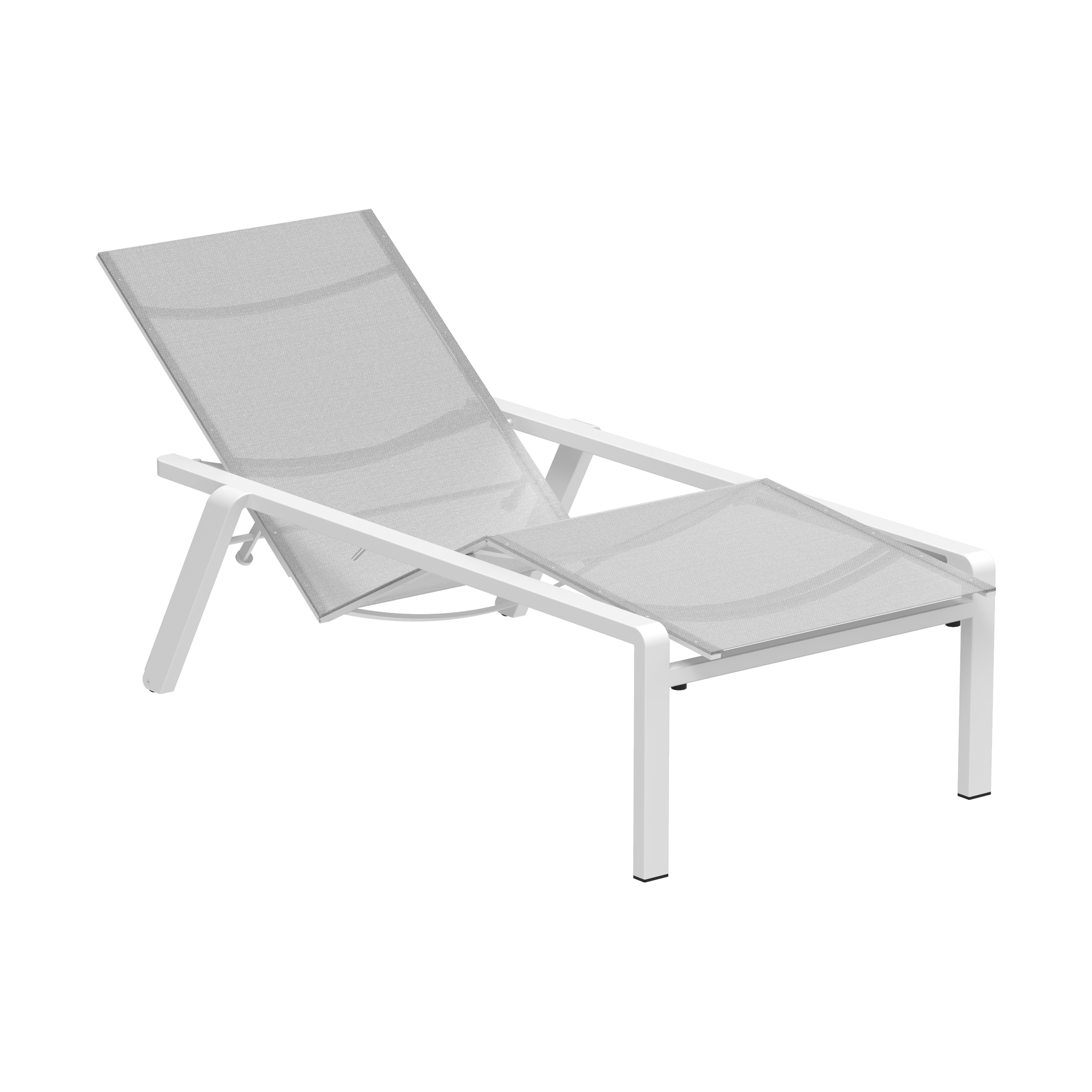 Alura Lounger White