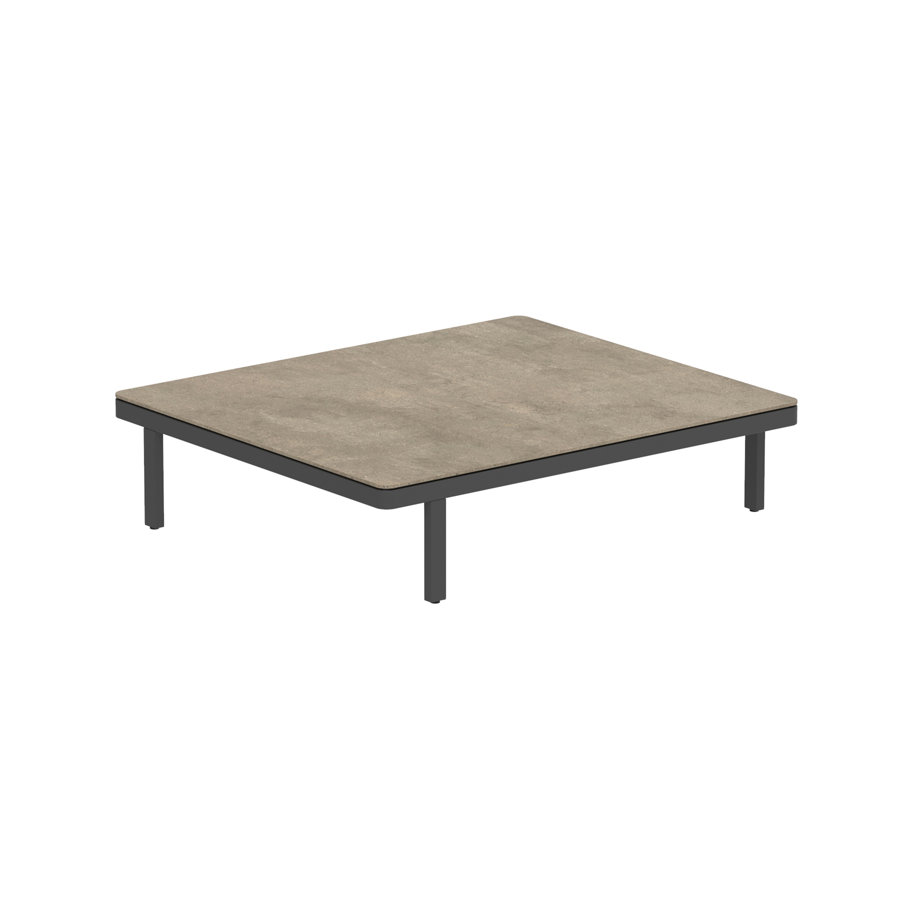 Display product Alura Lounge 140 LTL lounge table 140x120cm from manufacturer Royal Botania