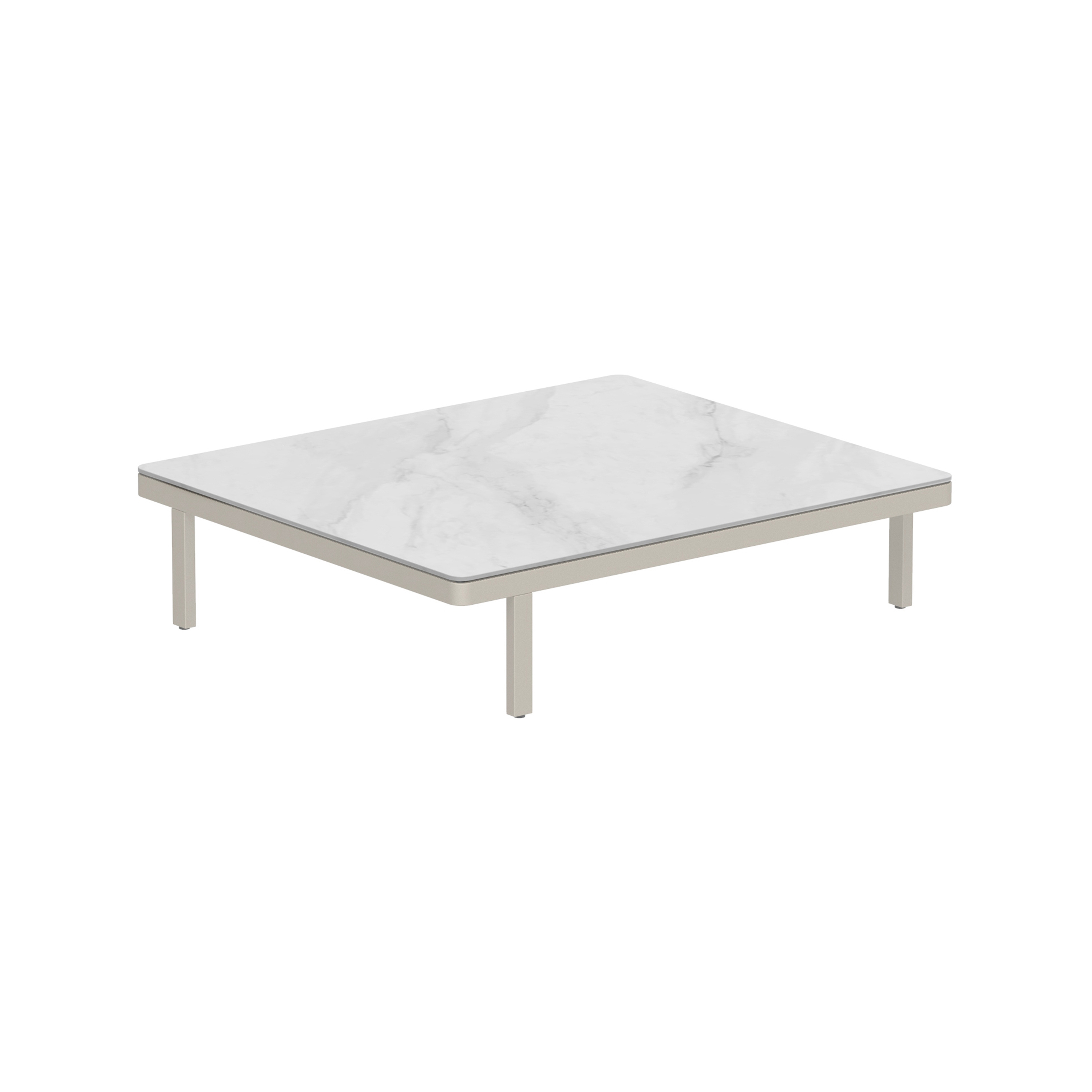 Display product Alura Lounge 140 LTL lounge table 140x120cm from manufacturer Royal Botania