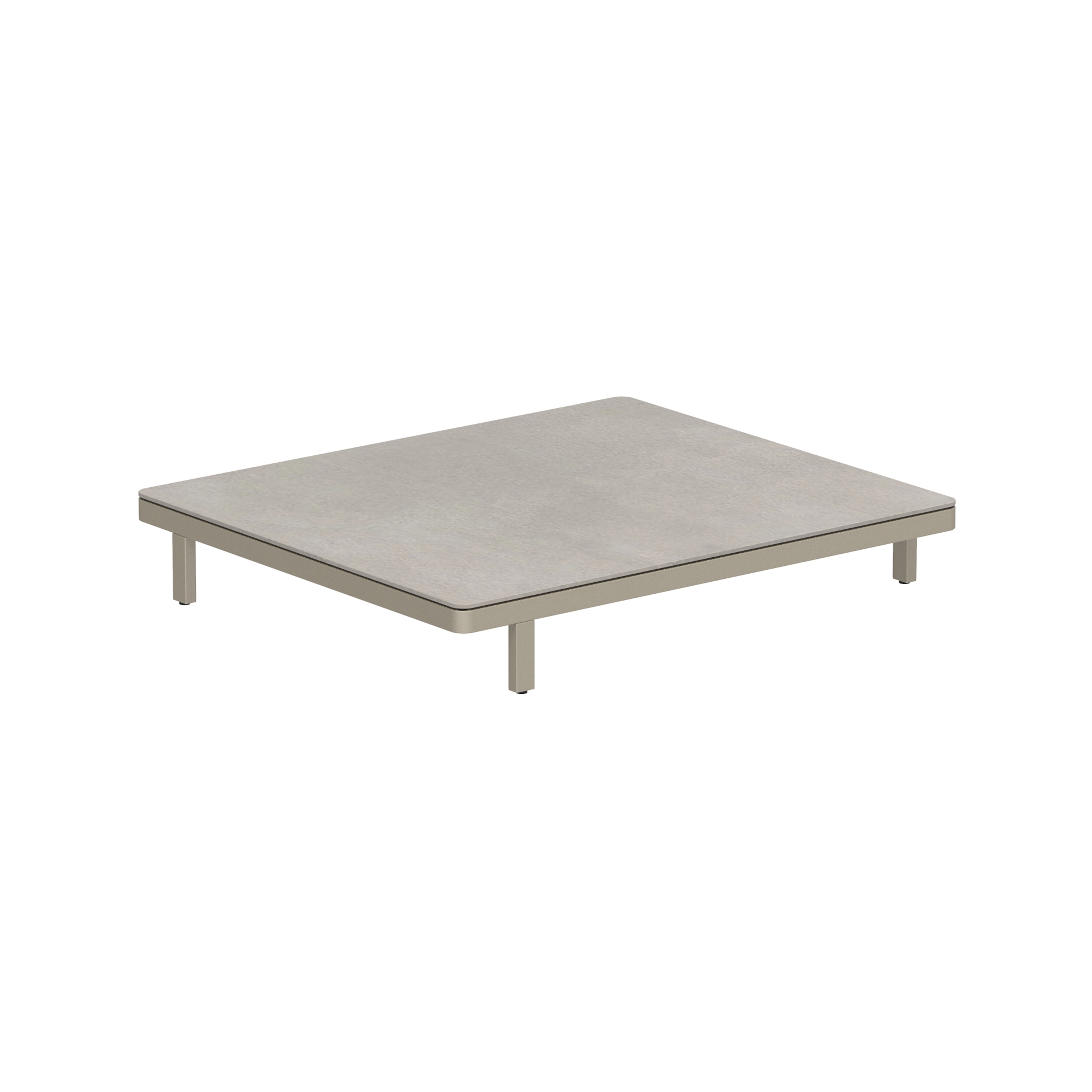 Display product Alura Lounge 140 LTL lounge table 140x120cm from manufacturer Royal Botania