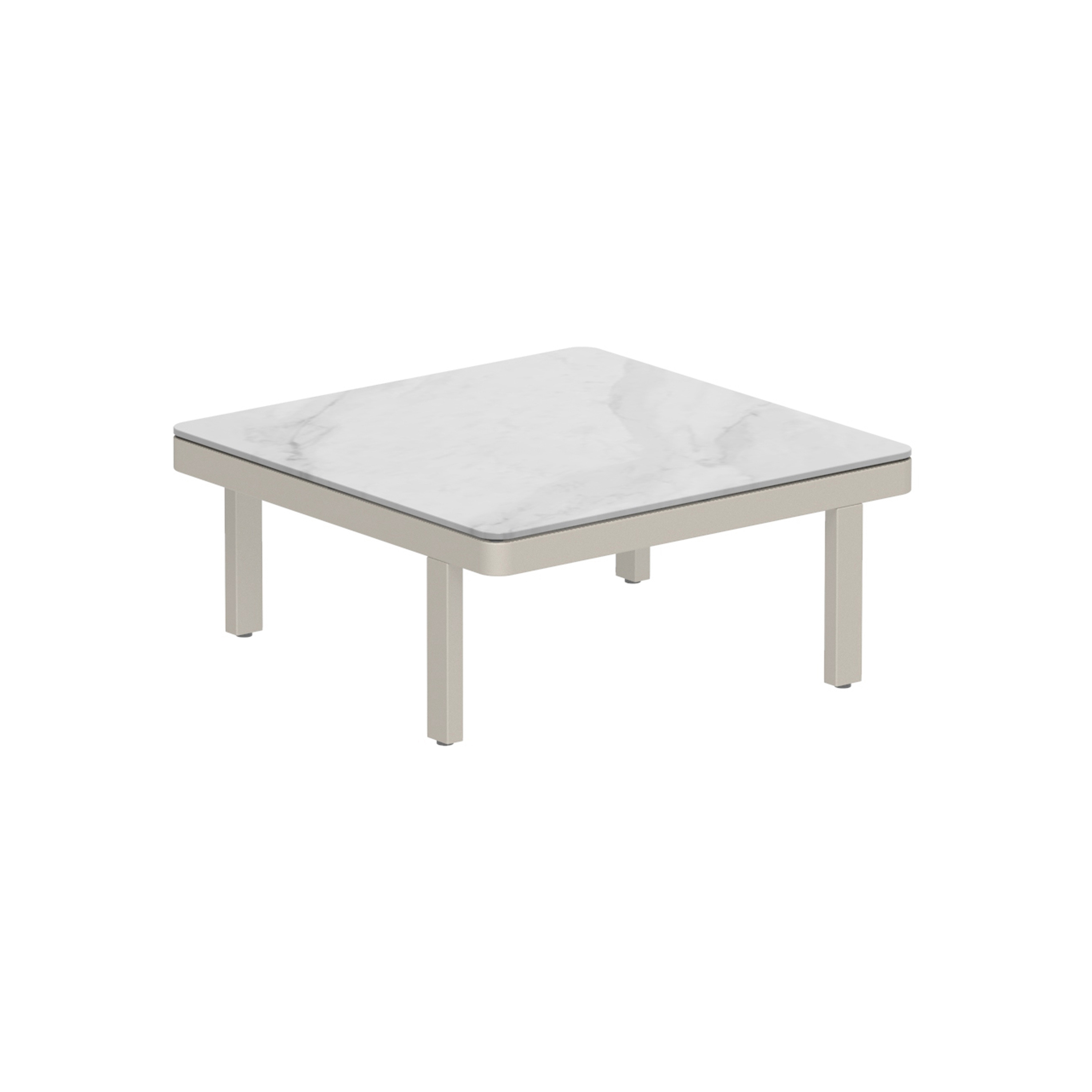 Display product Alura Lounge 80 LTH lounge table high 80x80cm from manufacturer Royal Botania