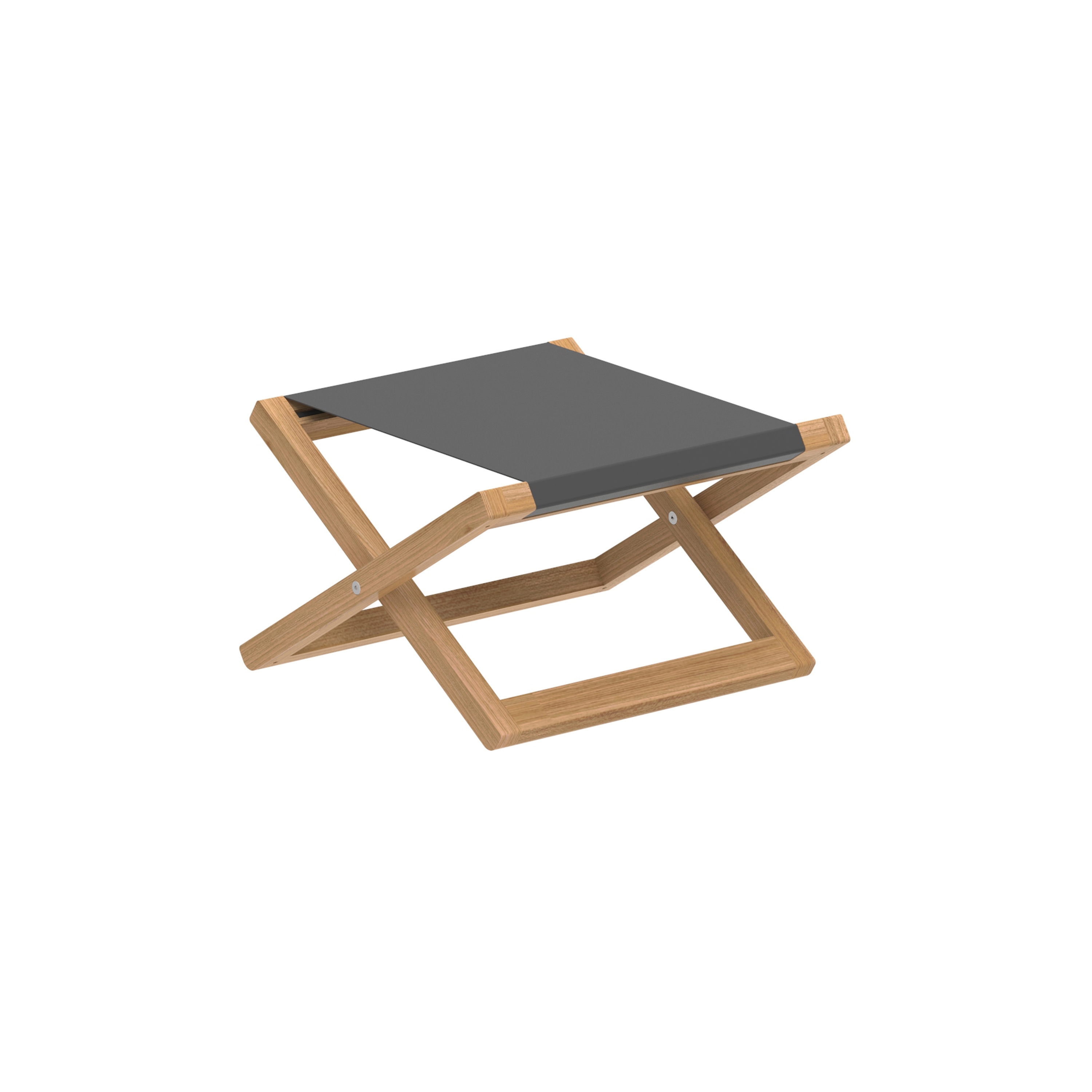 Beacher foldable footrest teak