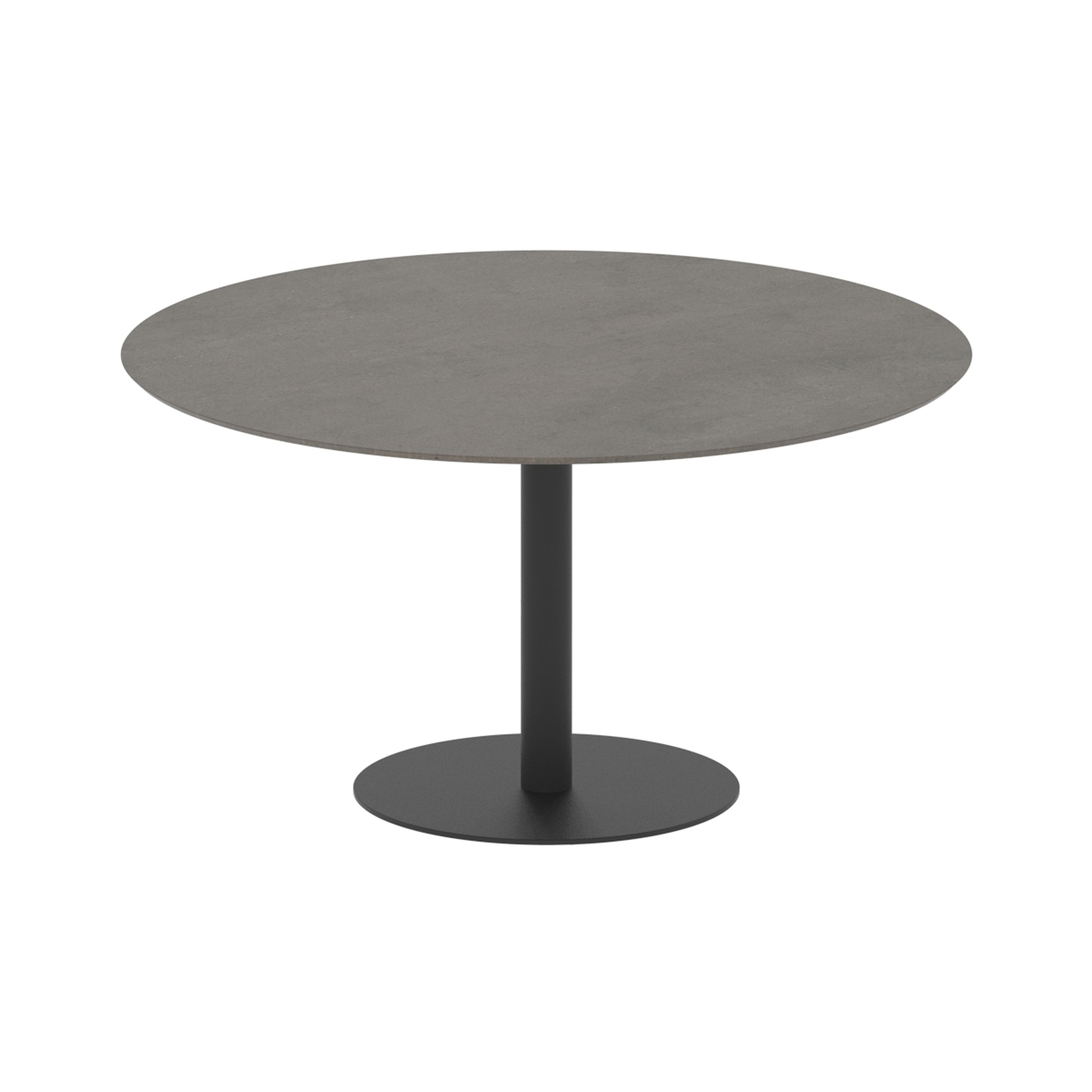 Butler runder Tisch 120 low dining keramik Tischplatte