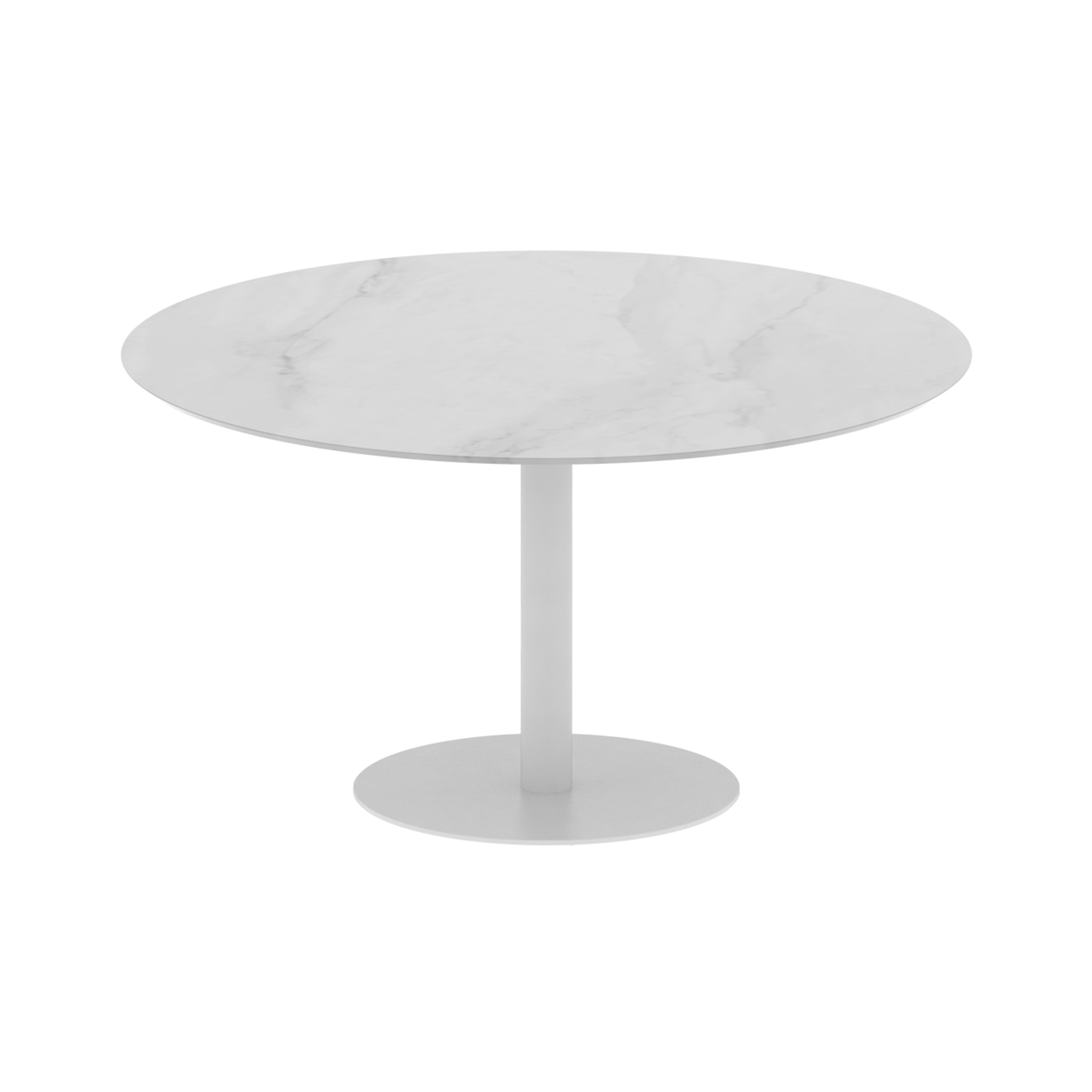 Display product Butler round table 120 low dining ceramic top from manufacturer Royal Botania