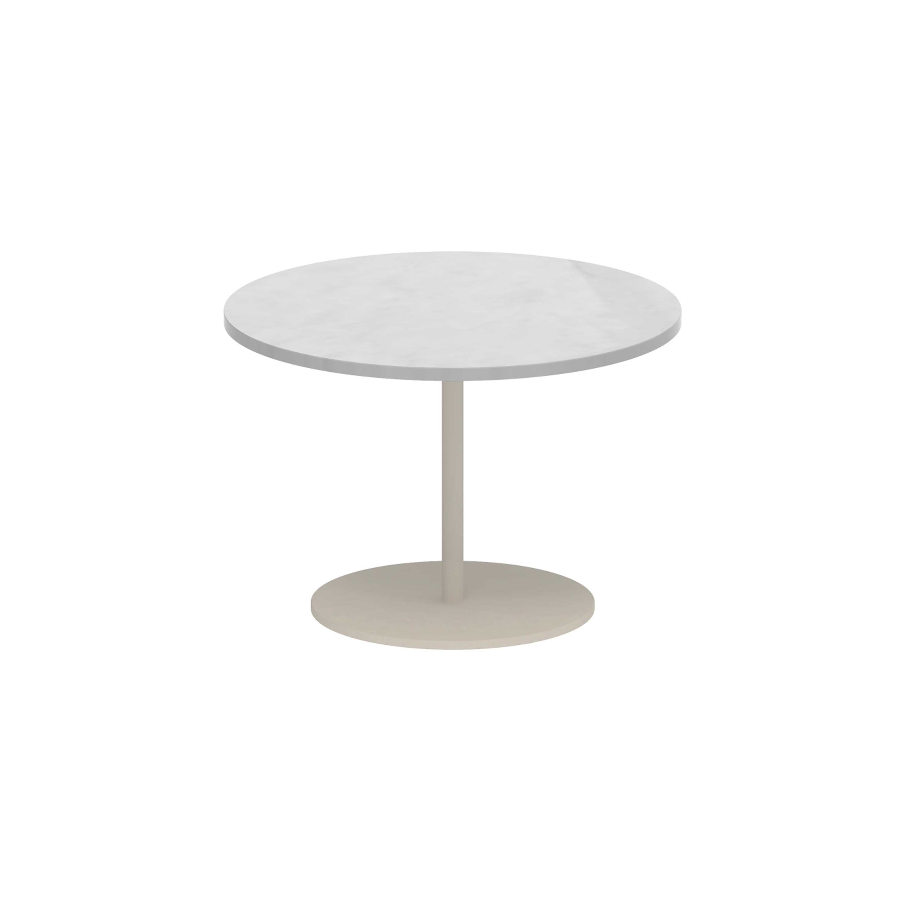 Mostra il prodotto Butler side table 40cm round coated stainless steel & ceramic top del produttore Royal Botania