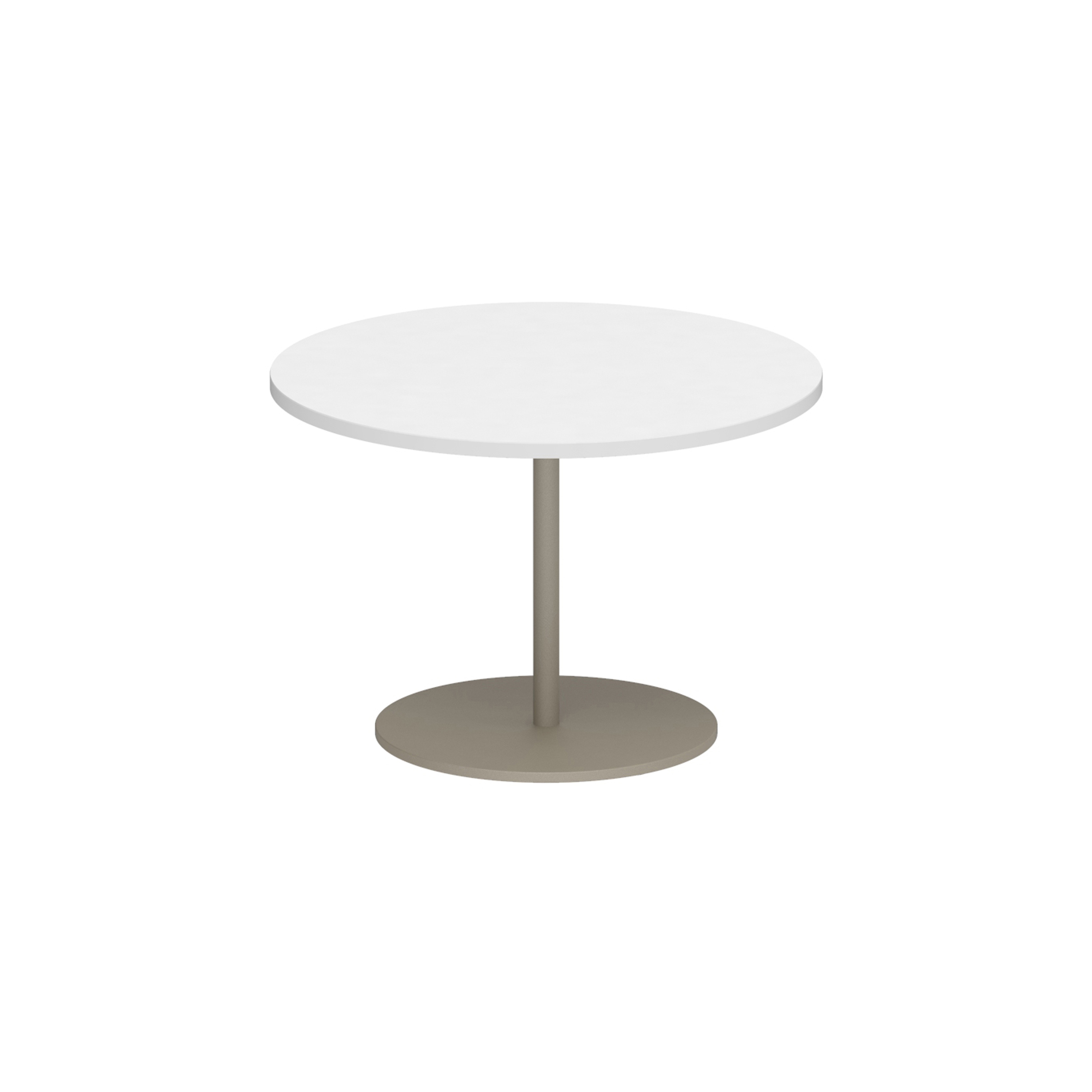 Display product Butler side table 40cm round coated stainless steel & ceramic top from manufacturer Royal Botania