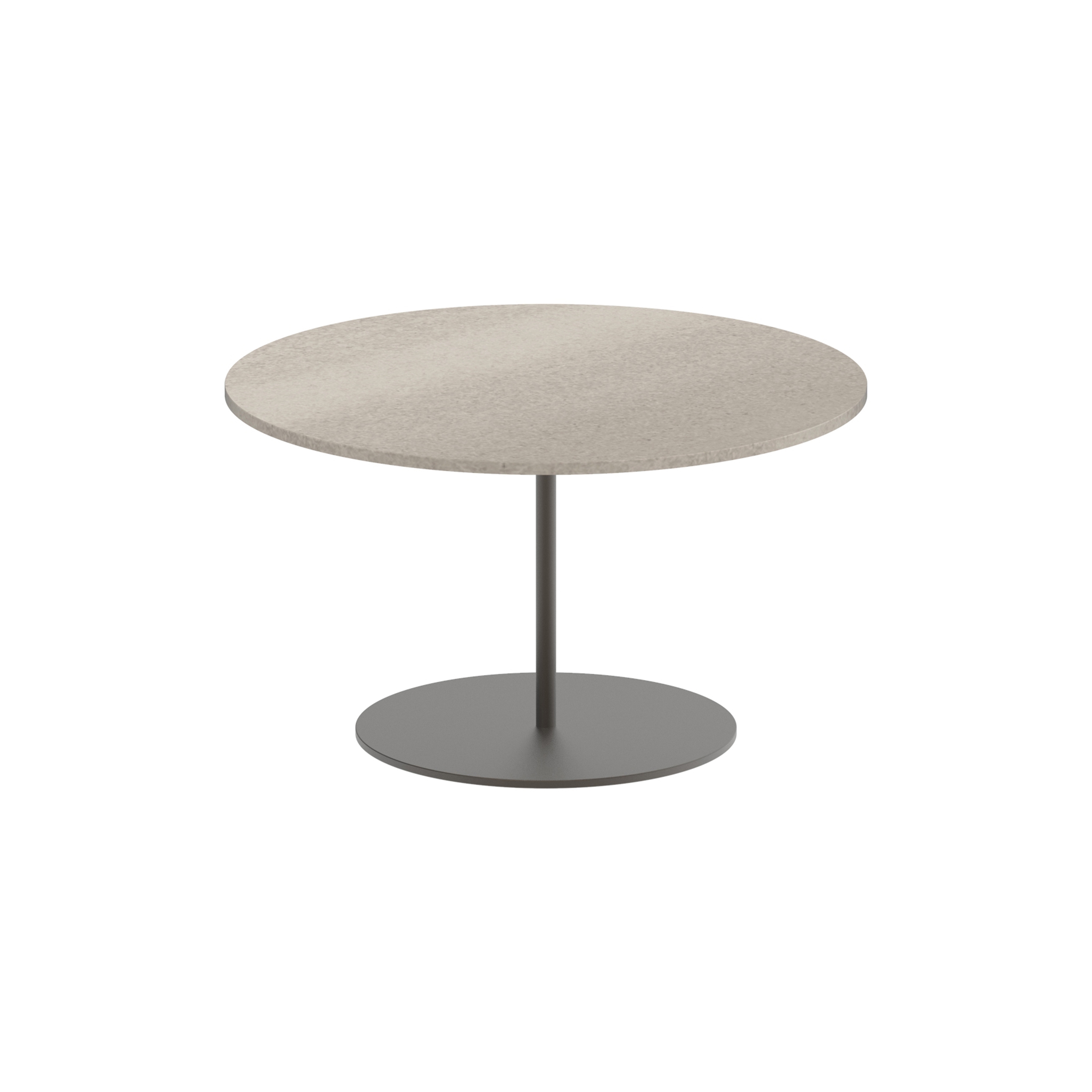 Vertoon produk Butler side table 60cm round coated stainless steel & ceramic top van vervaardiger Royal Botania