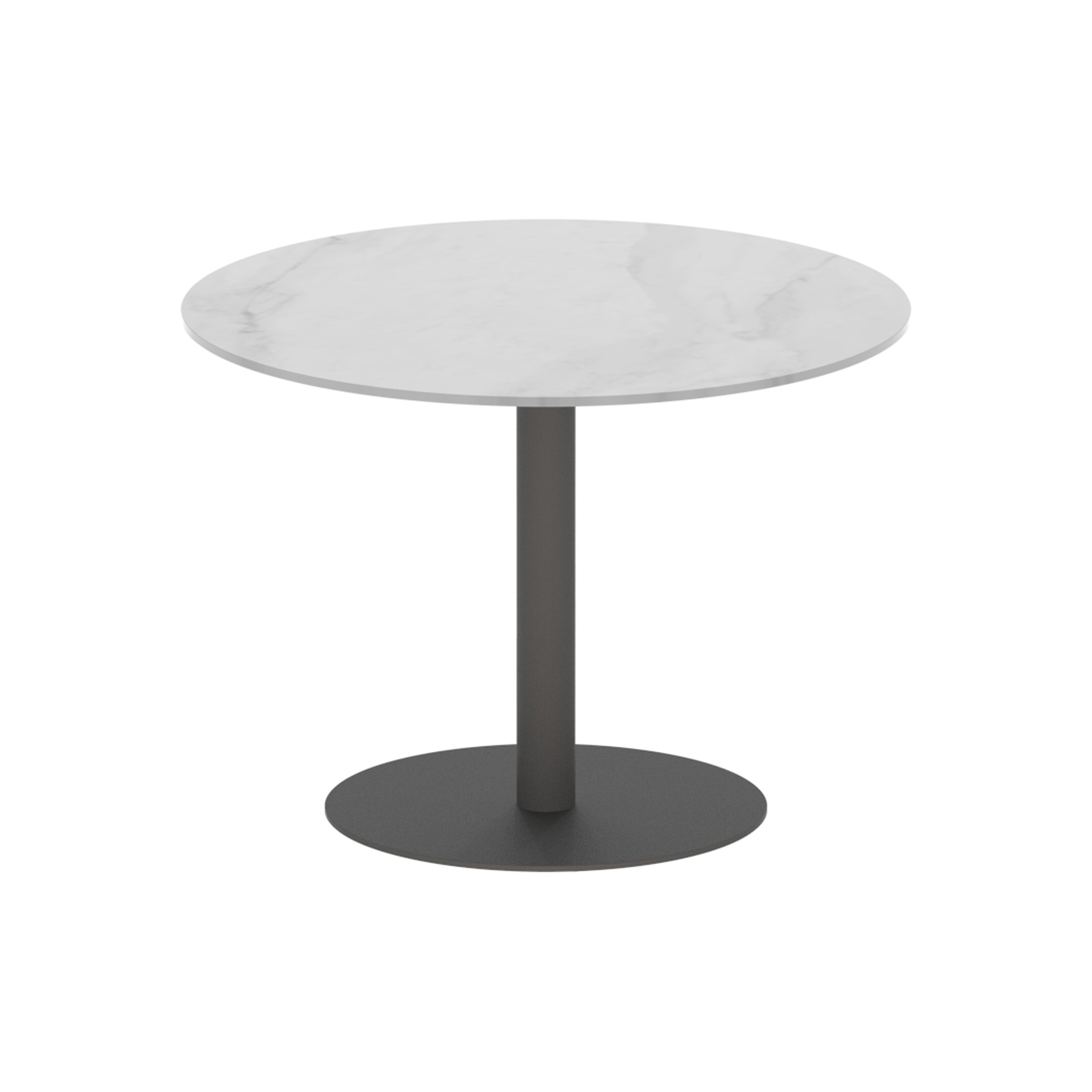 Butler round table 90 low dining ceramic top