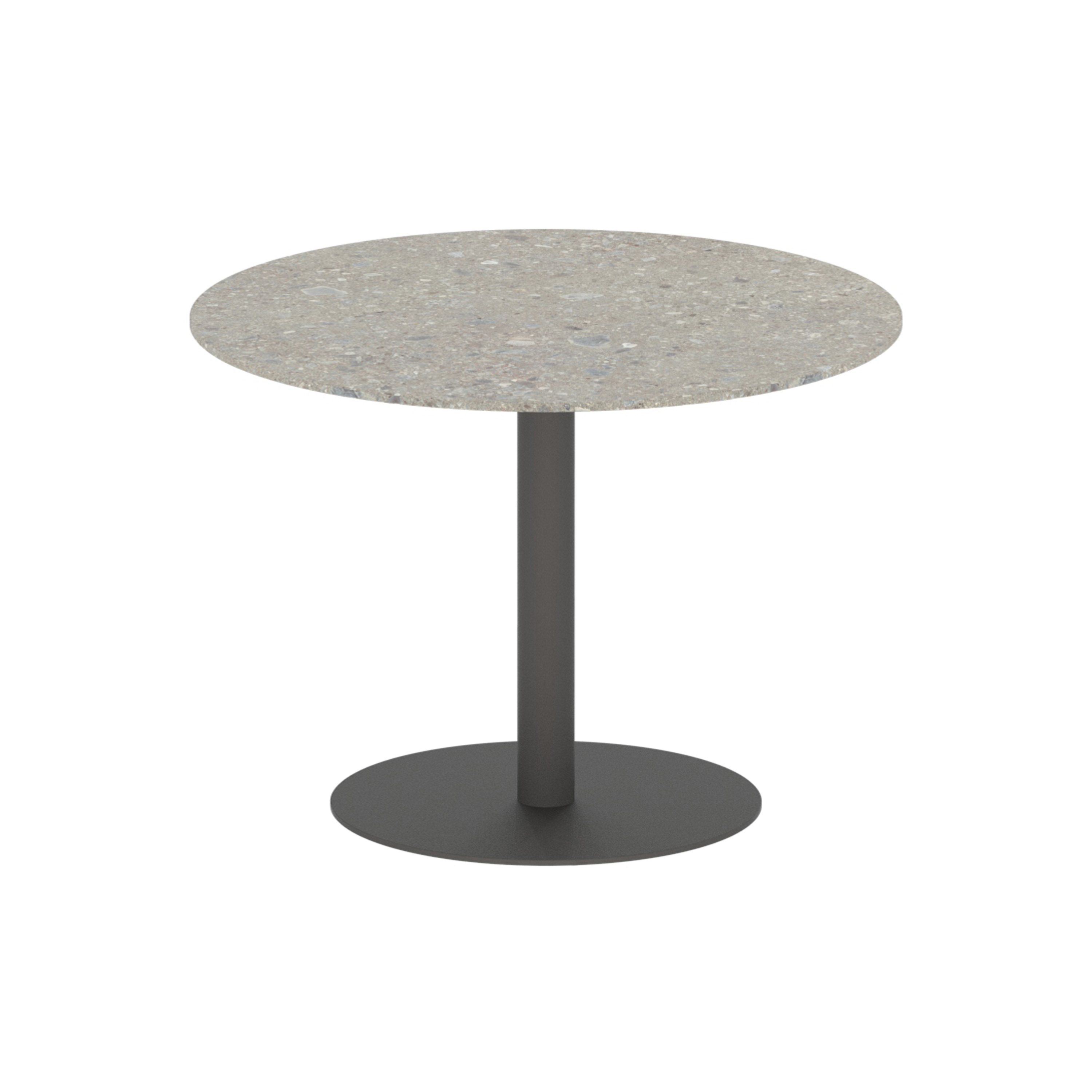 Display product Butler round table 90 low dining ceramic top from manufacturer Royal Botania