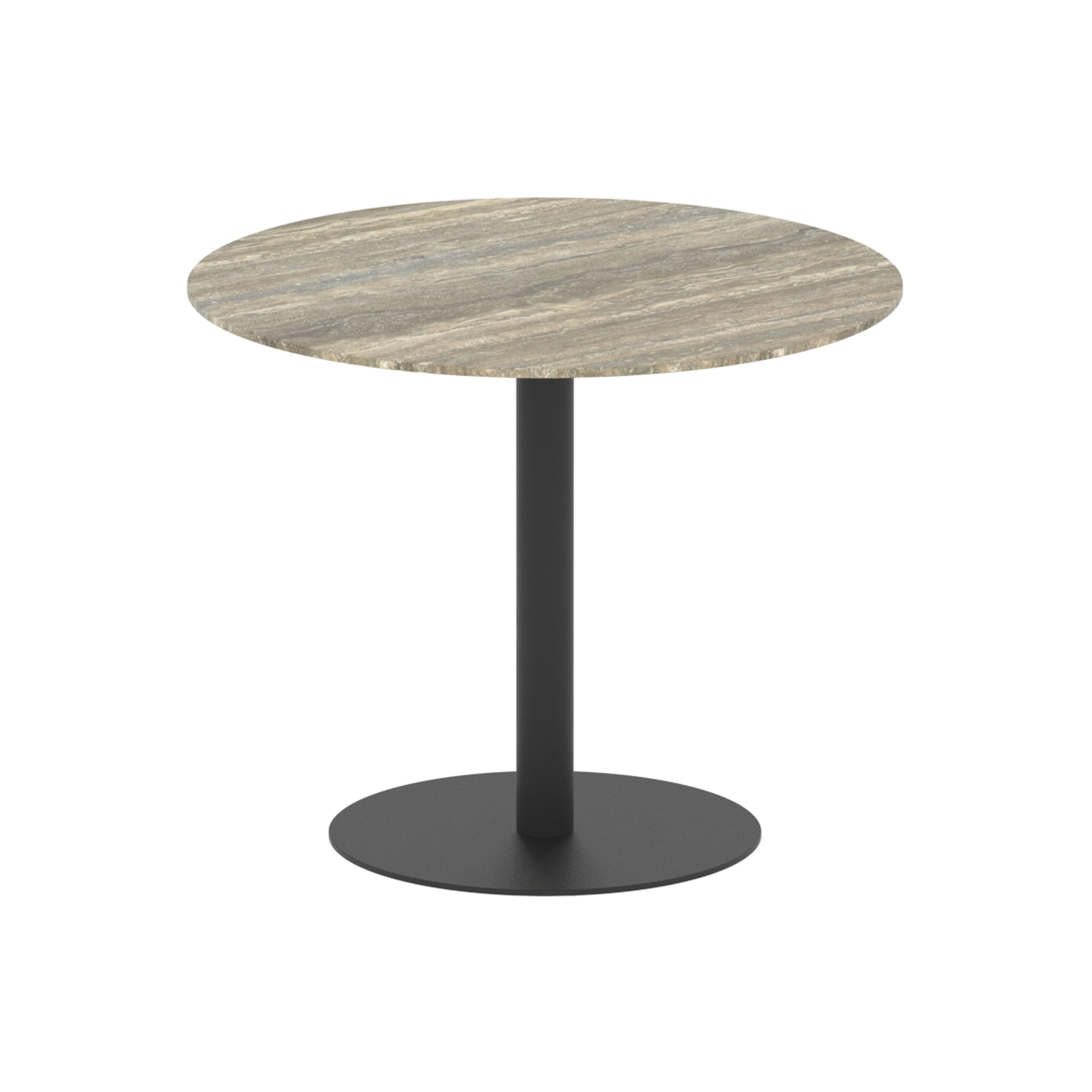 Display product Butler round table 90 standard dining ceramic top from manufacturer Royal Botania