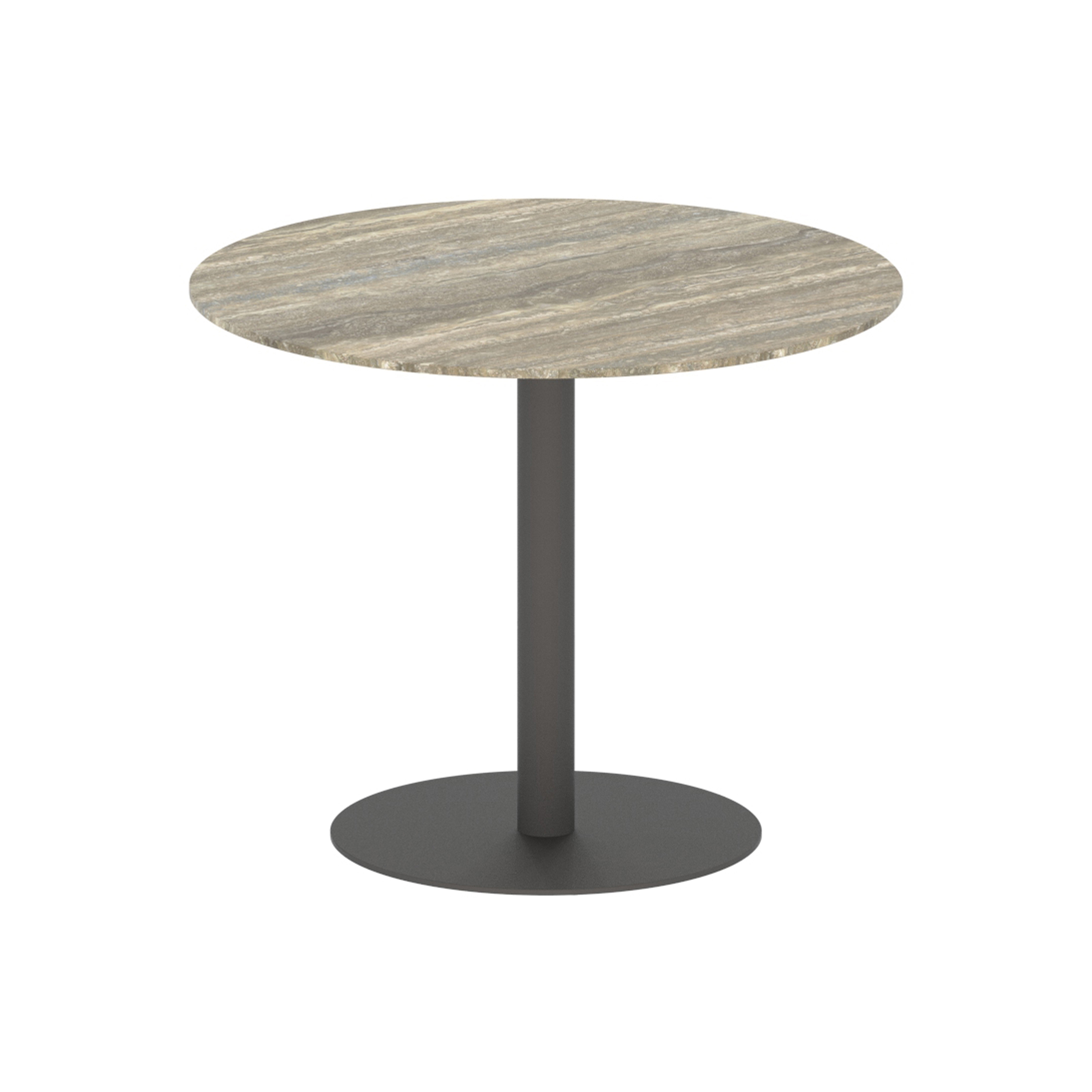 Display product Butler round table 90 standard dining ceramic top from manufacturer Royal Botania