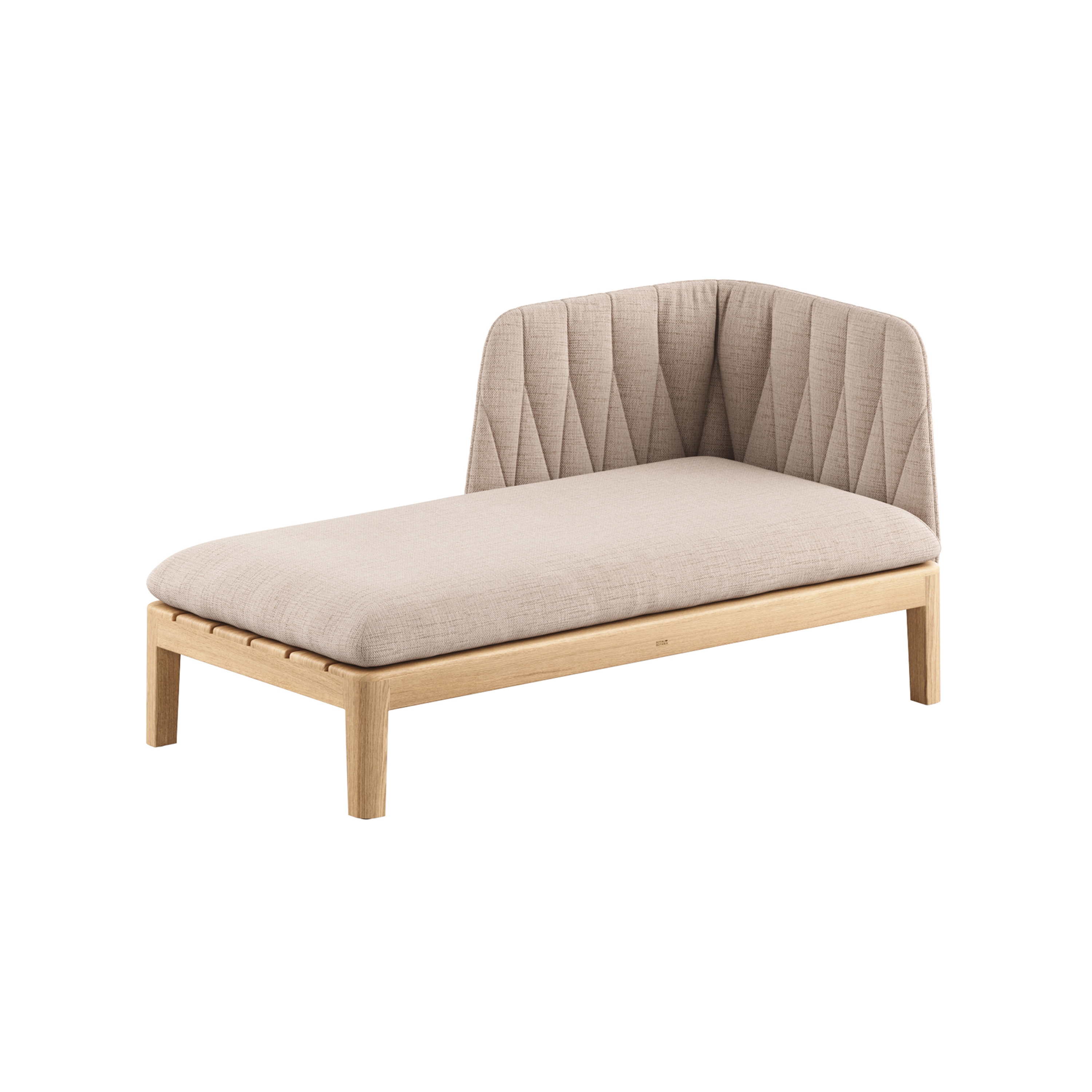 Display product Calypso Lounge 140 left or right single back from manufacturer Royal Botania