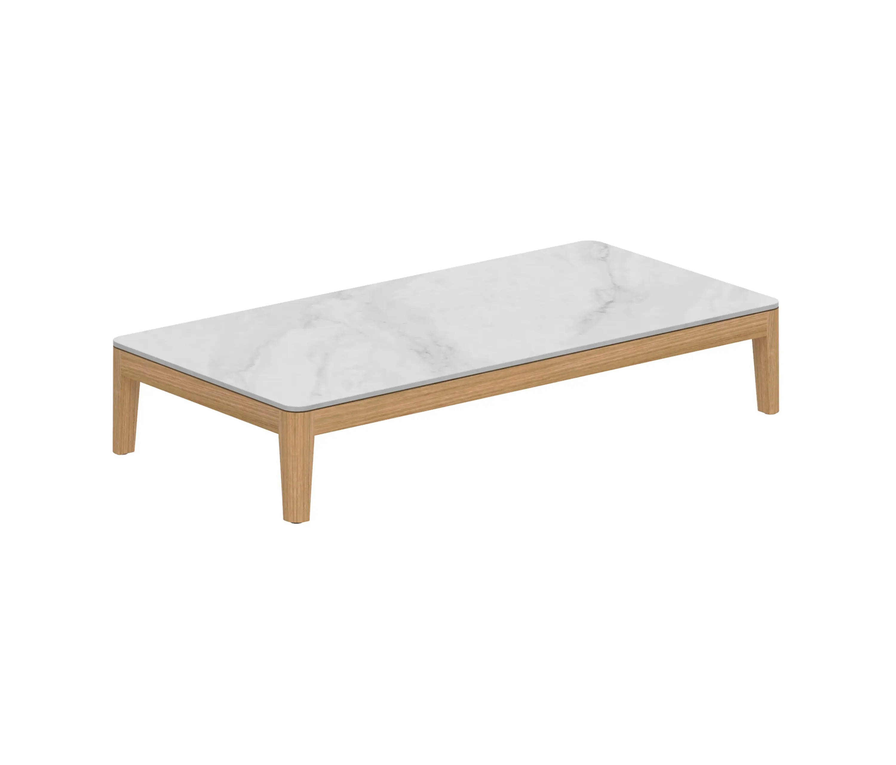 Royal Botania - Calypso Lounge teak table 144x72 cm with ceramic top