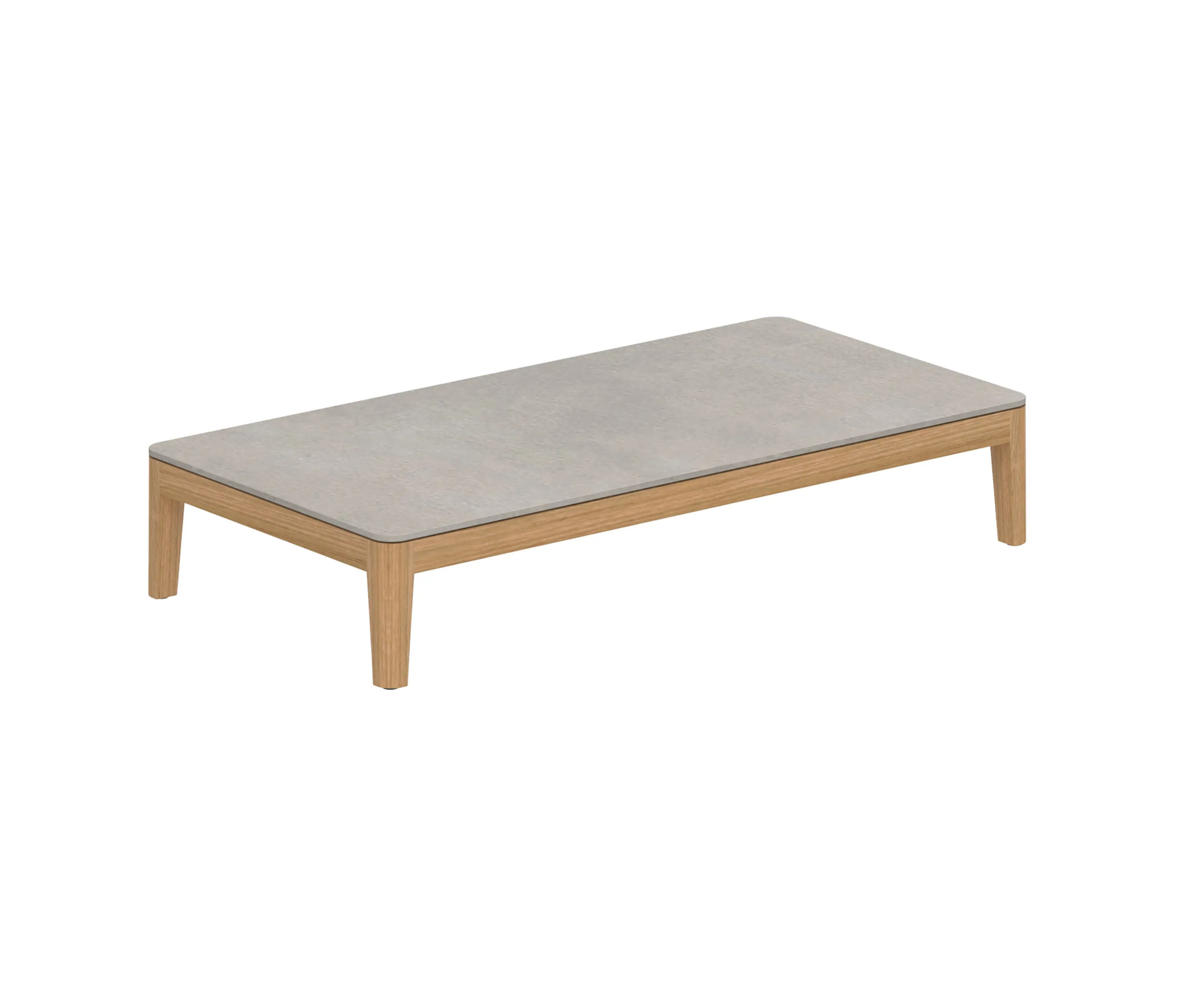 Royal Botania - Calypso Lounge teak table 144x72 cm with ceramic top
