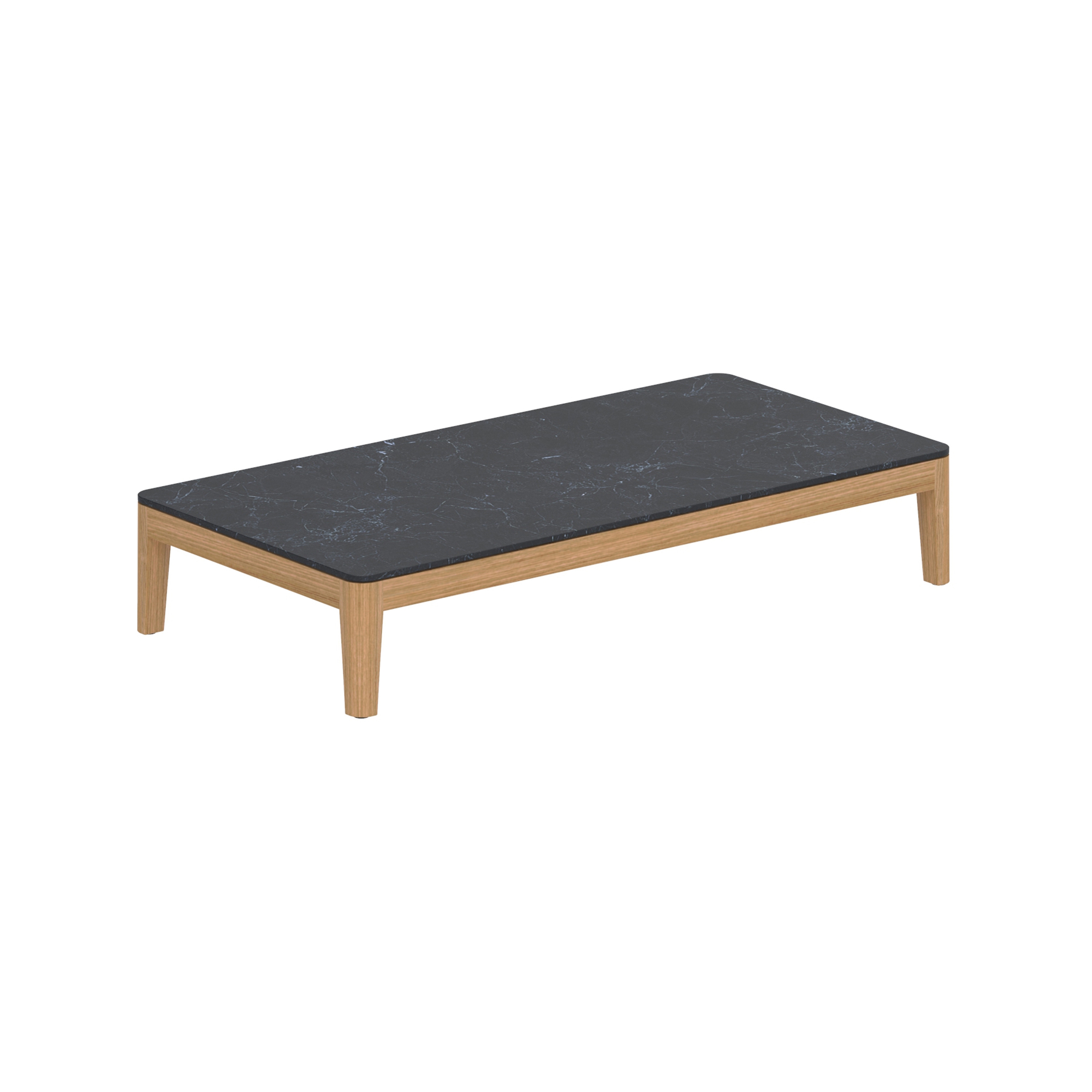 Display product Calypso Lounge teak table 144x72 cm with ceramic top from manufacturer Royal Botania