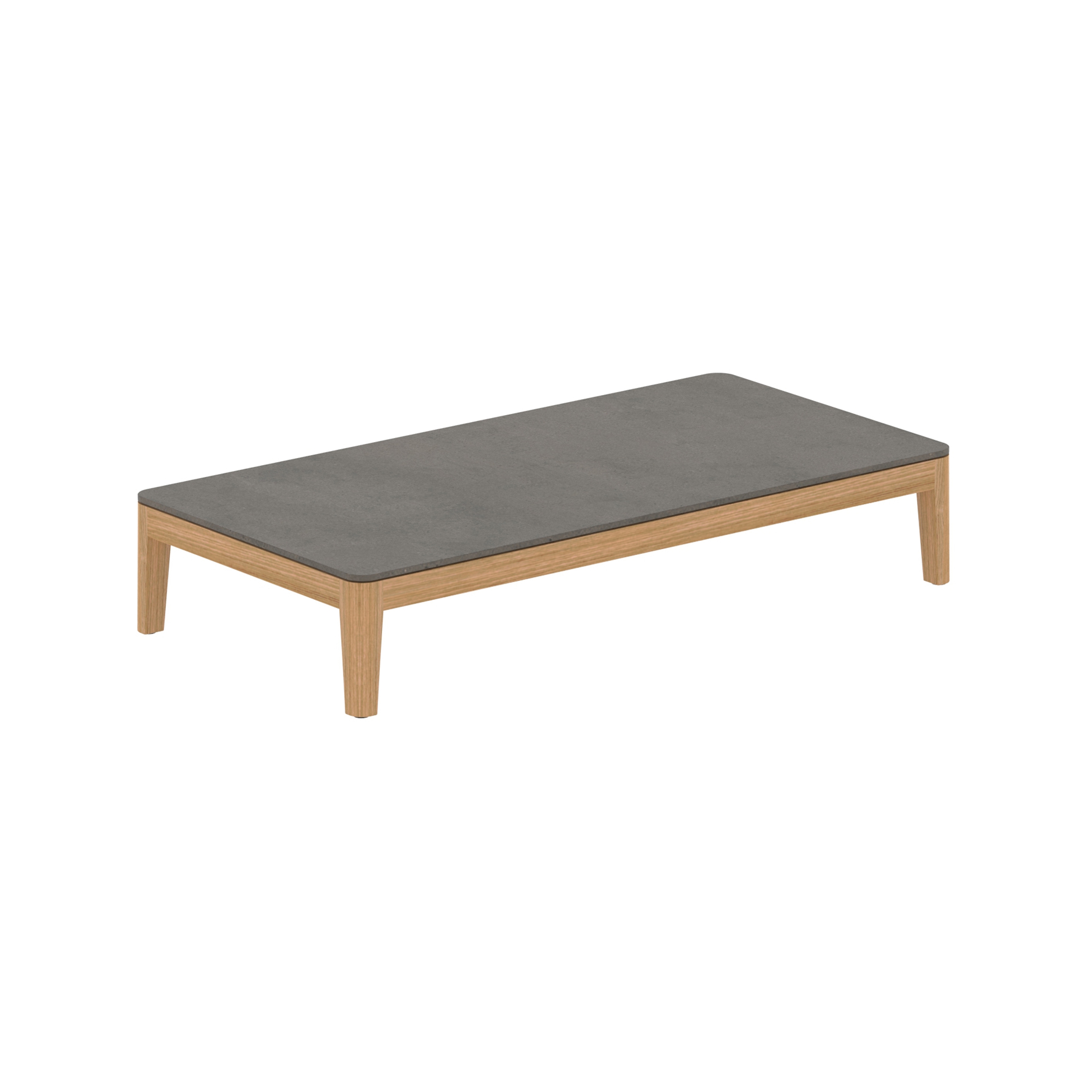 Calypso Lounge teak table 144x72 cm with ceramic top