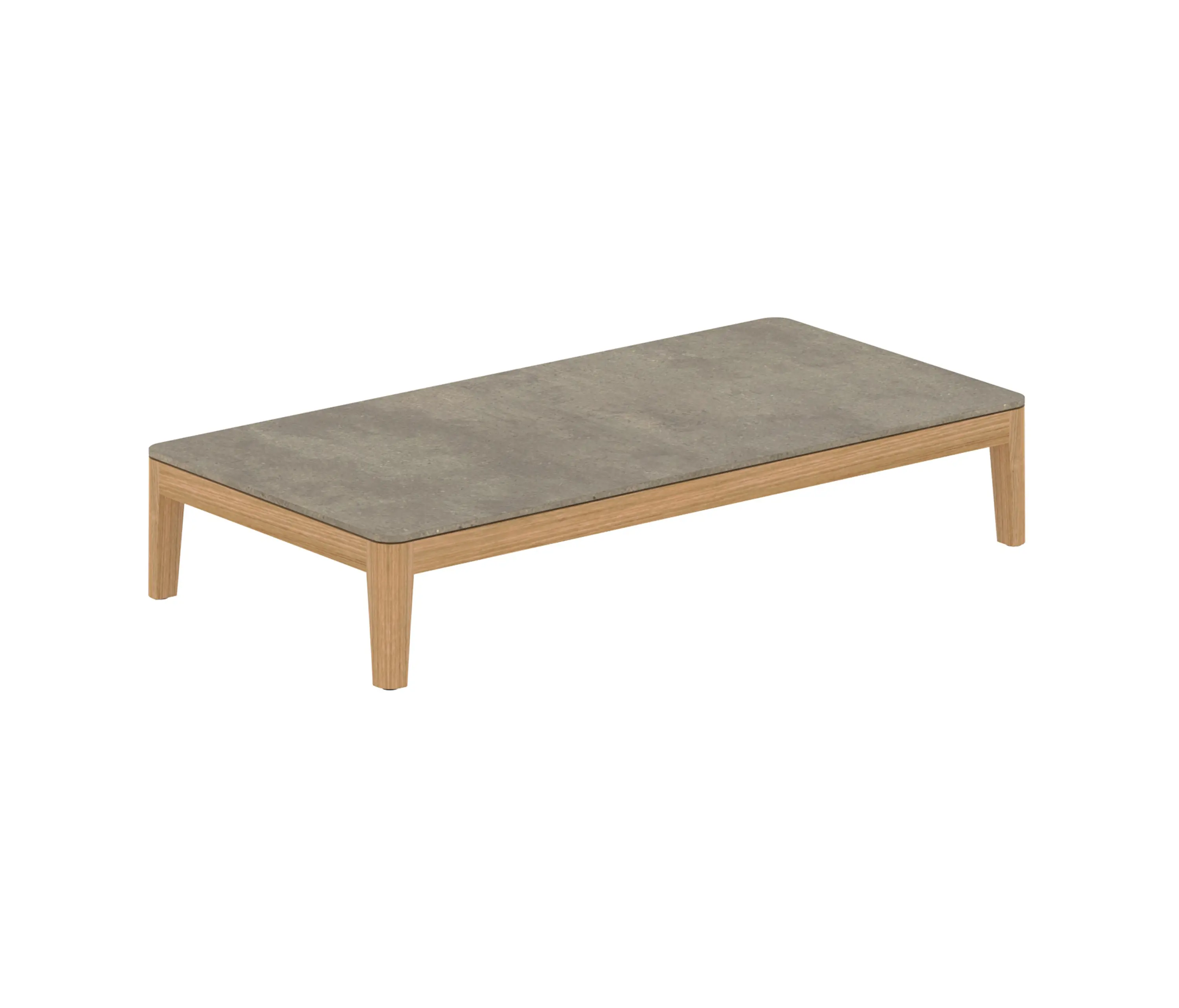 Royal Botania - Calypso Lounge teak table 144x72 cm with ceramic top