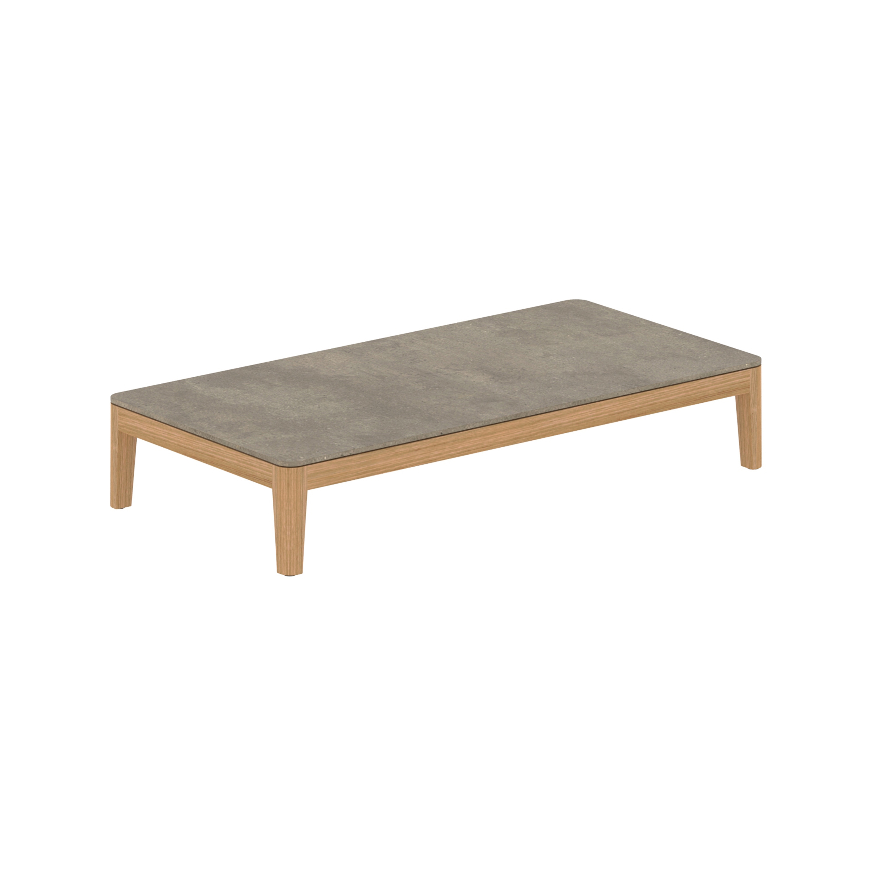 Calypso Lounge teak table 144x72 cm with ceramic top