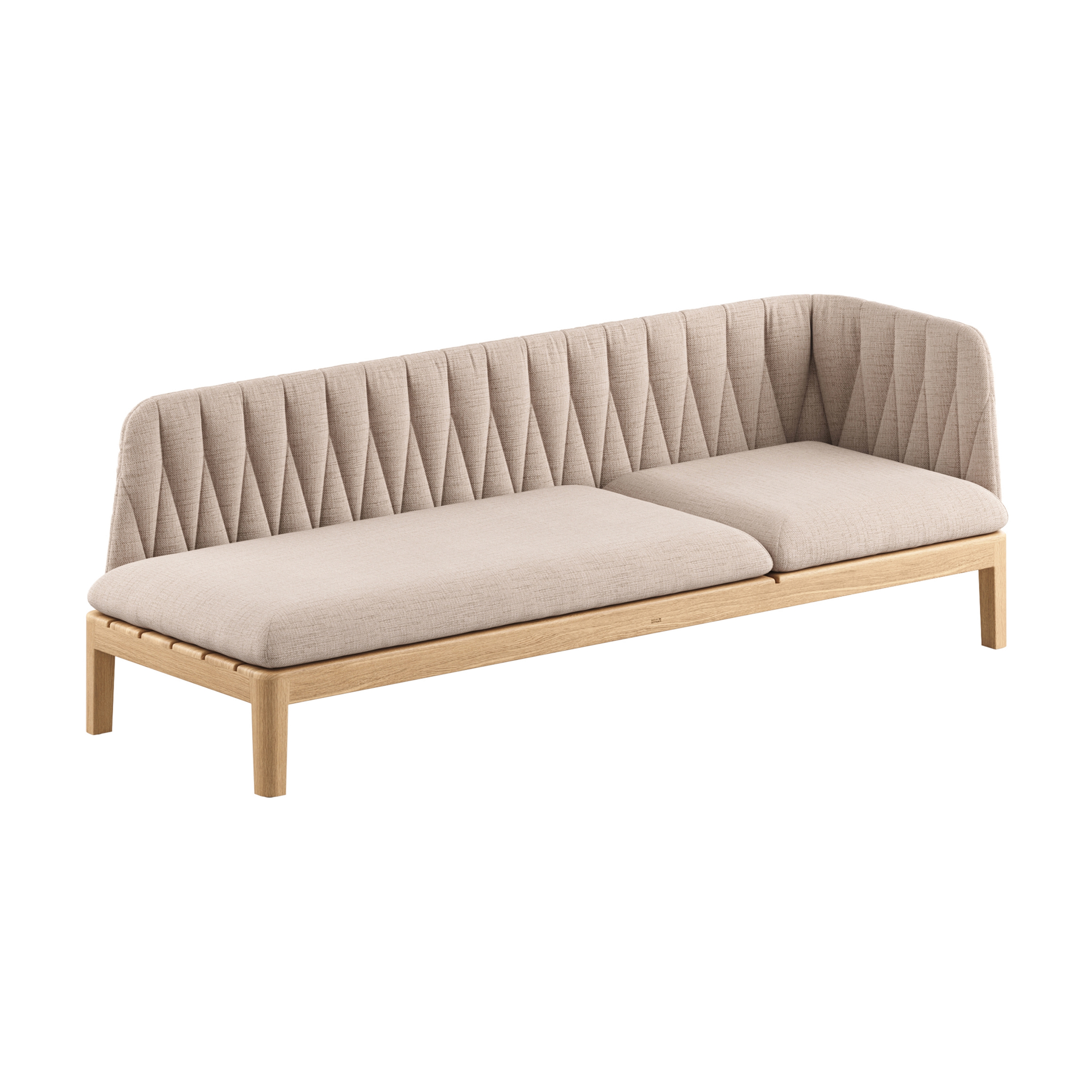 Mostrar el producto Calypso Lounge 210P 3 seater with back and 1 corner del fabricante Royal Botania