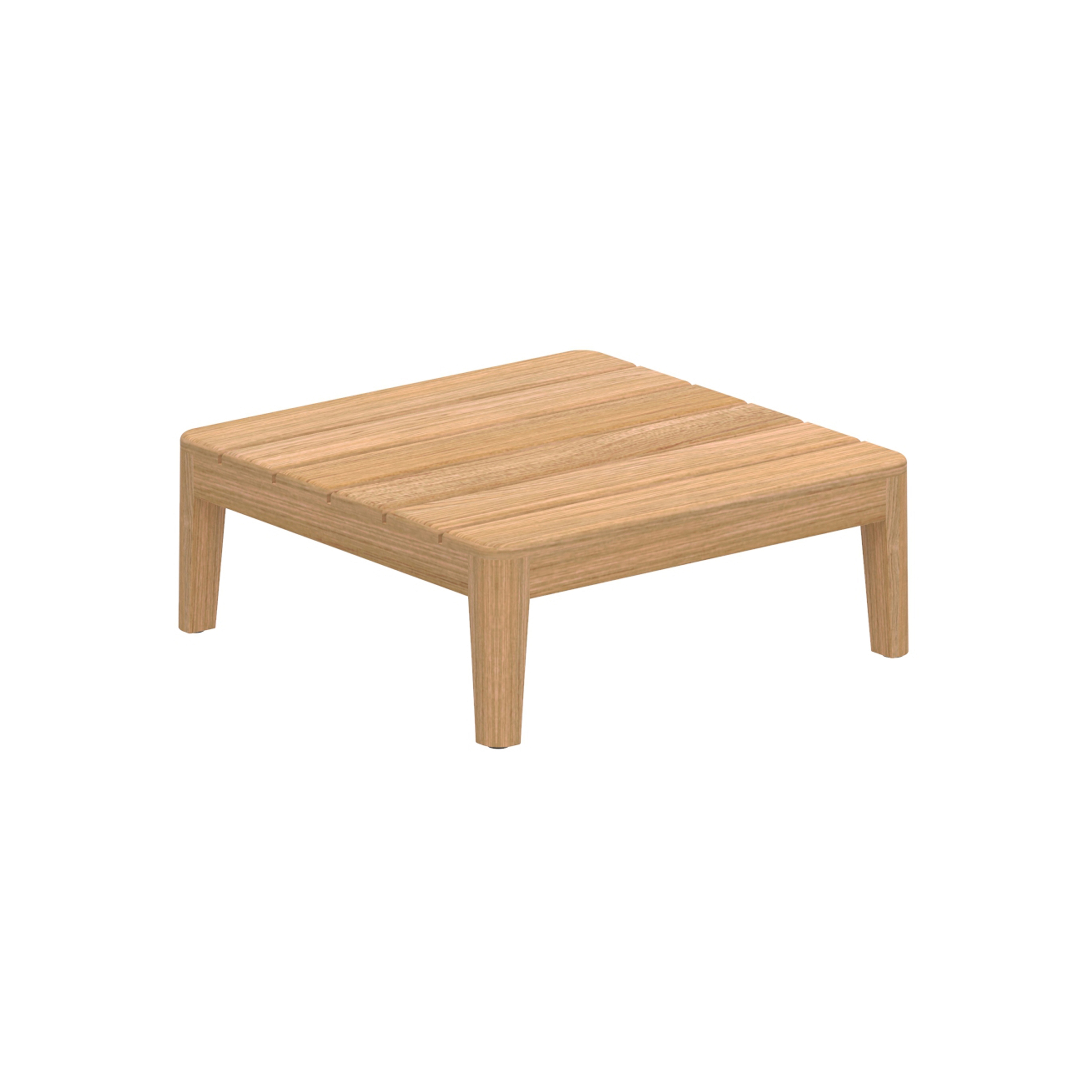 Display product Calypso Lounge 70 teak table from manufacturer Royal Botania