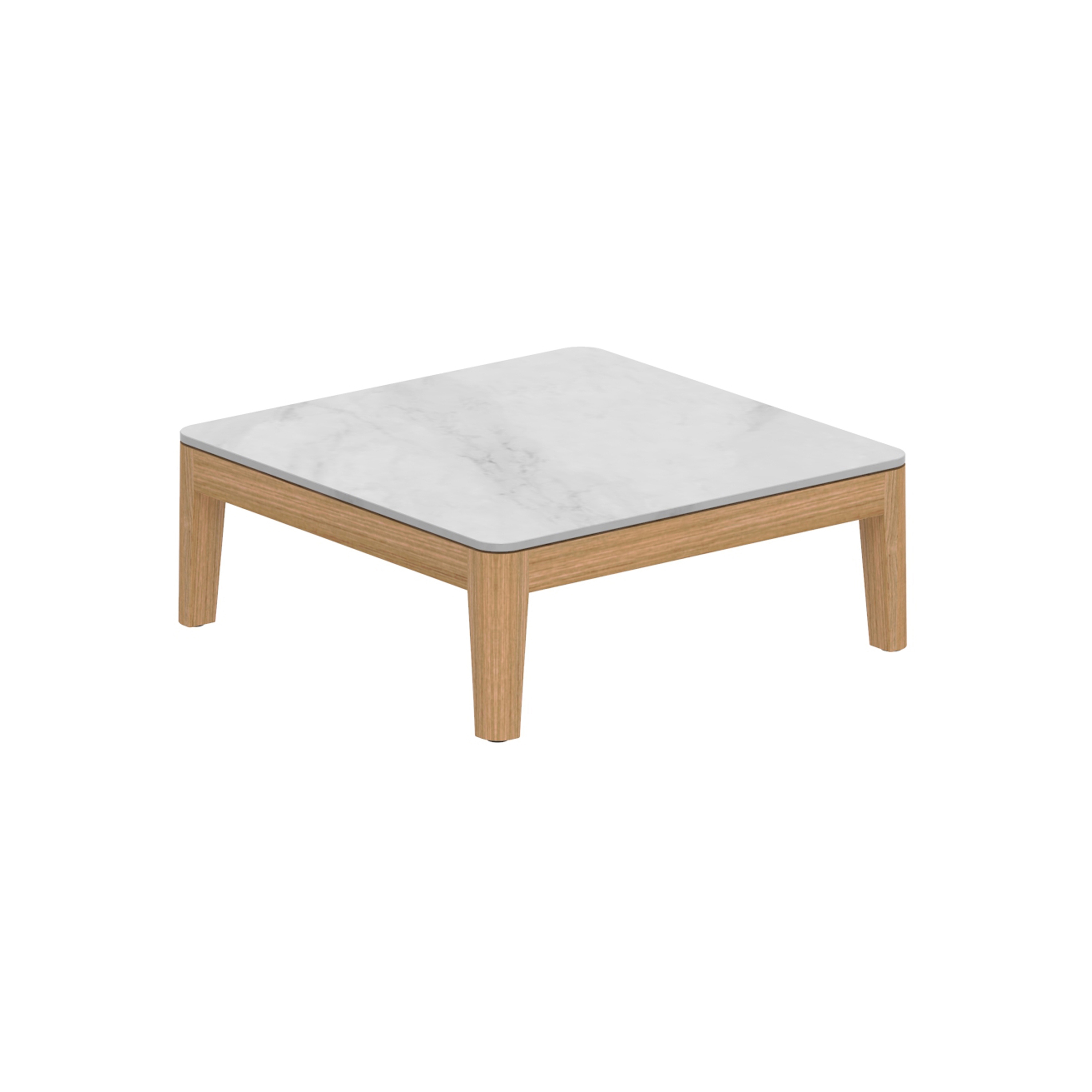 Calypso Lounge teak table 72x72 cm with ceramic top