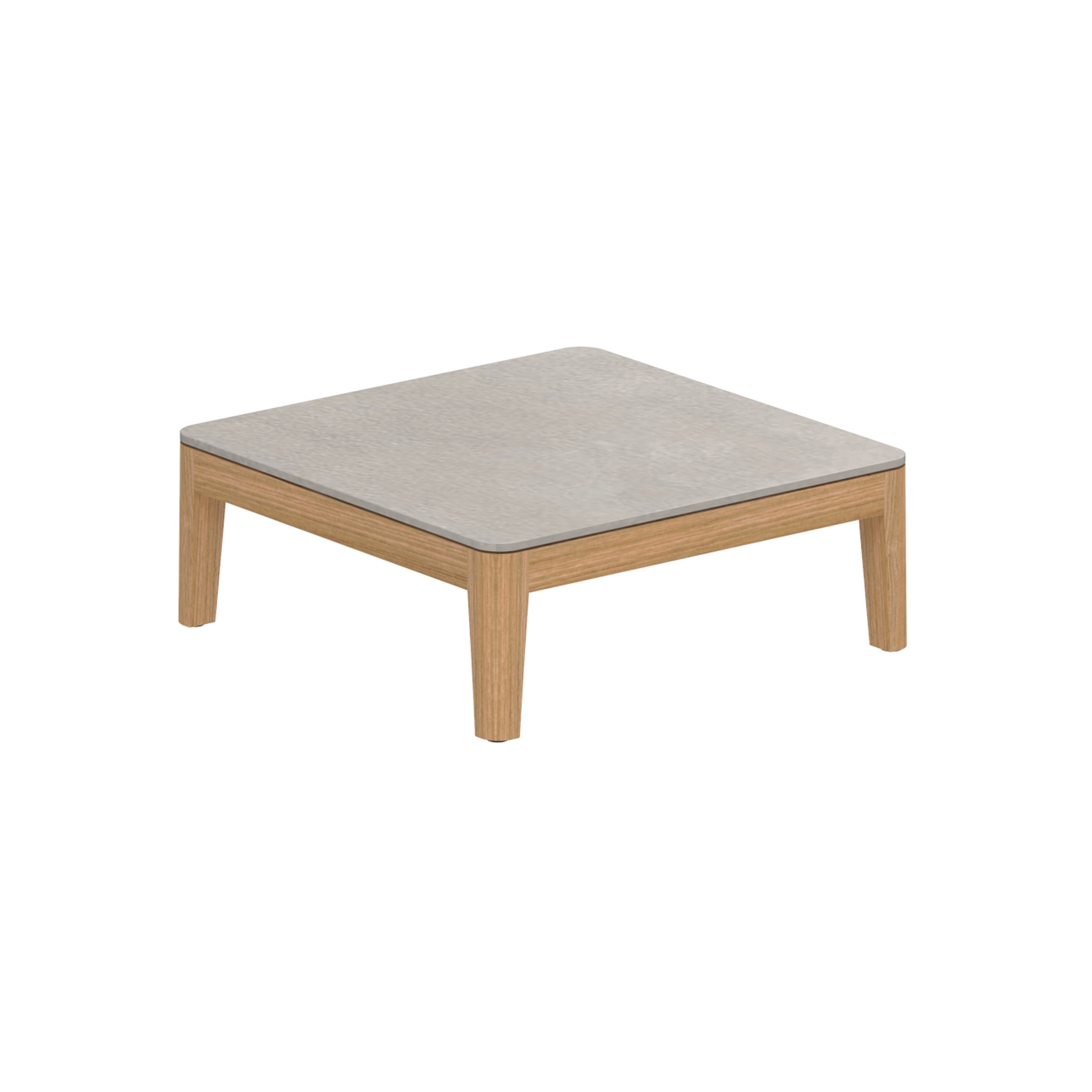 Calypso Lounge teak table 72x72 cm with ceramic top