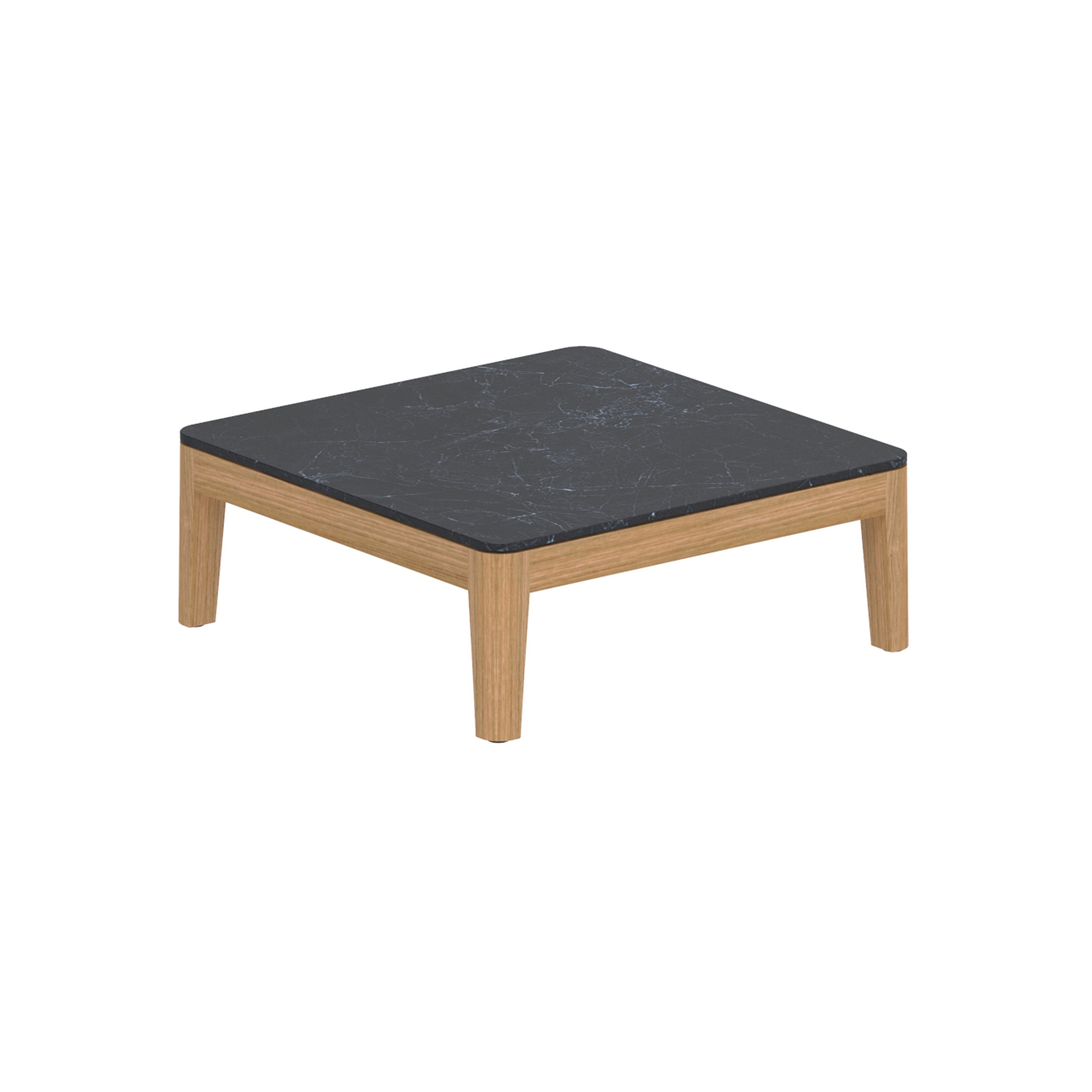 Calypso Lounge teak table 72x72 cm with ceramic top