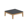 Calypso Lounge teak table 72x72 cm with ceramic top