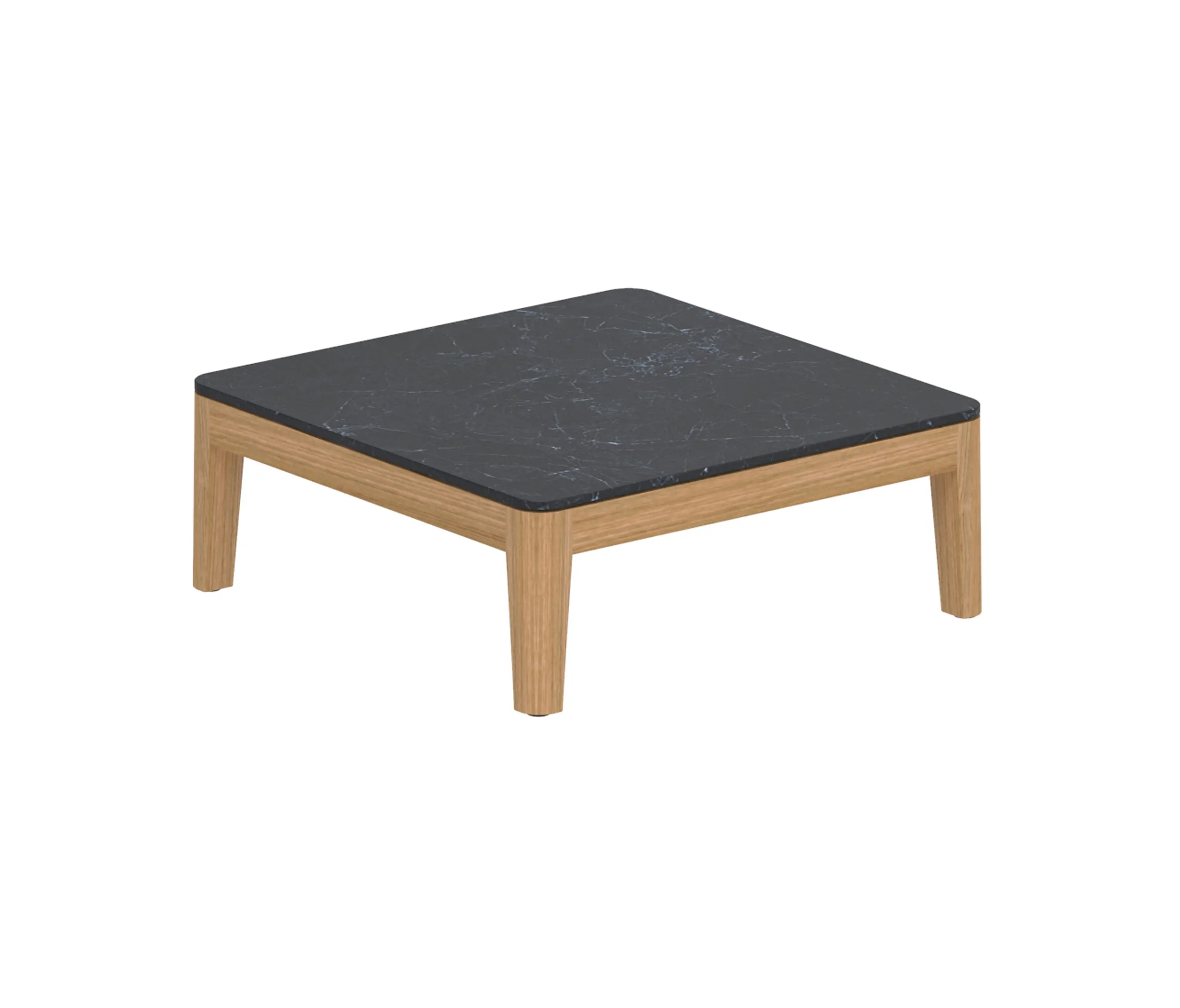Royal Botania - Calypso Lounge teak table 72x72 cm with ceramic top