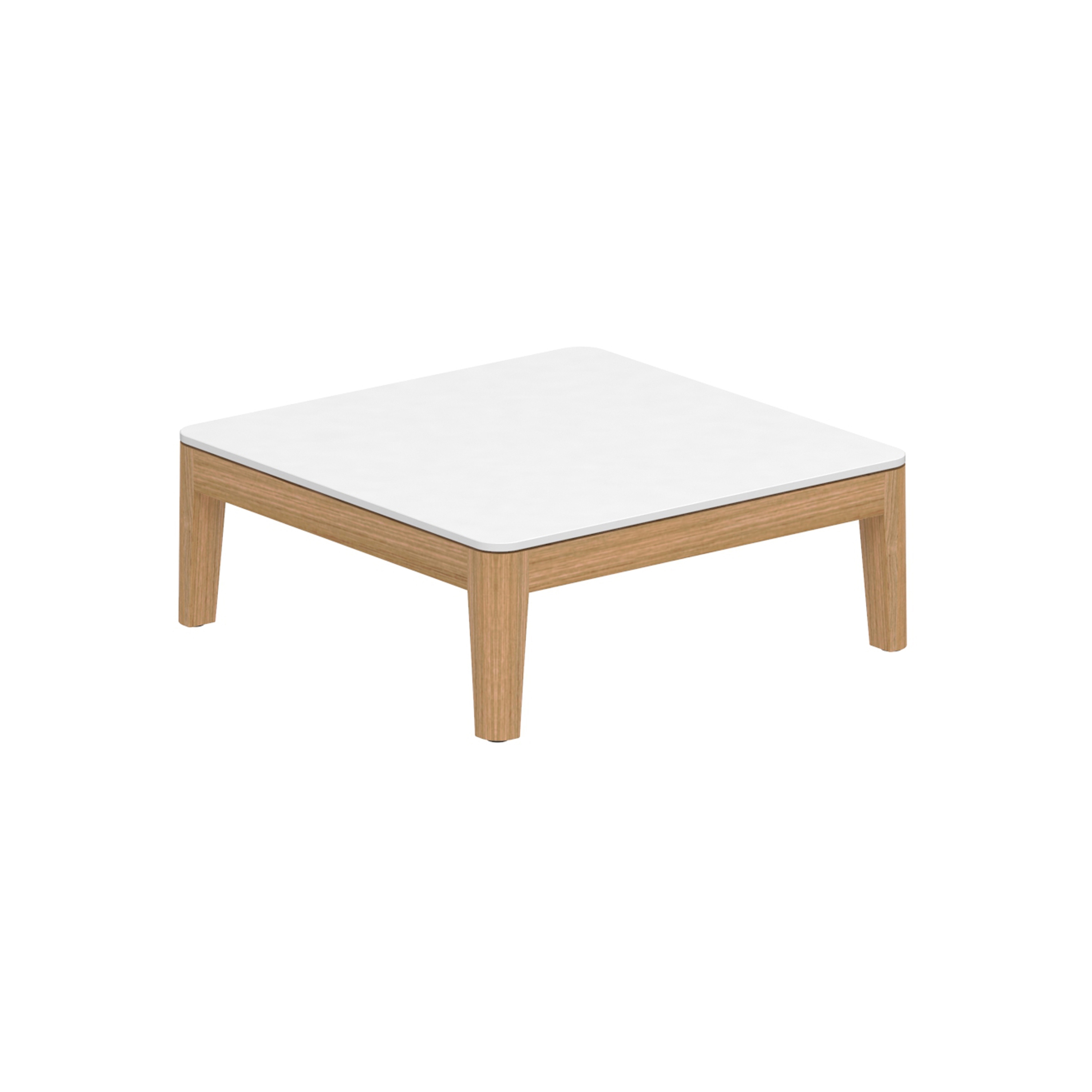 Calypso Lounge teak table 72x72 cm with ceramic top