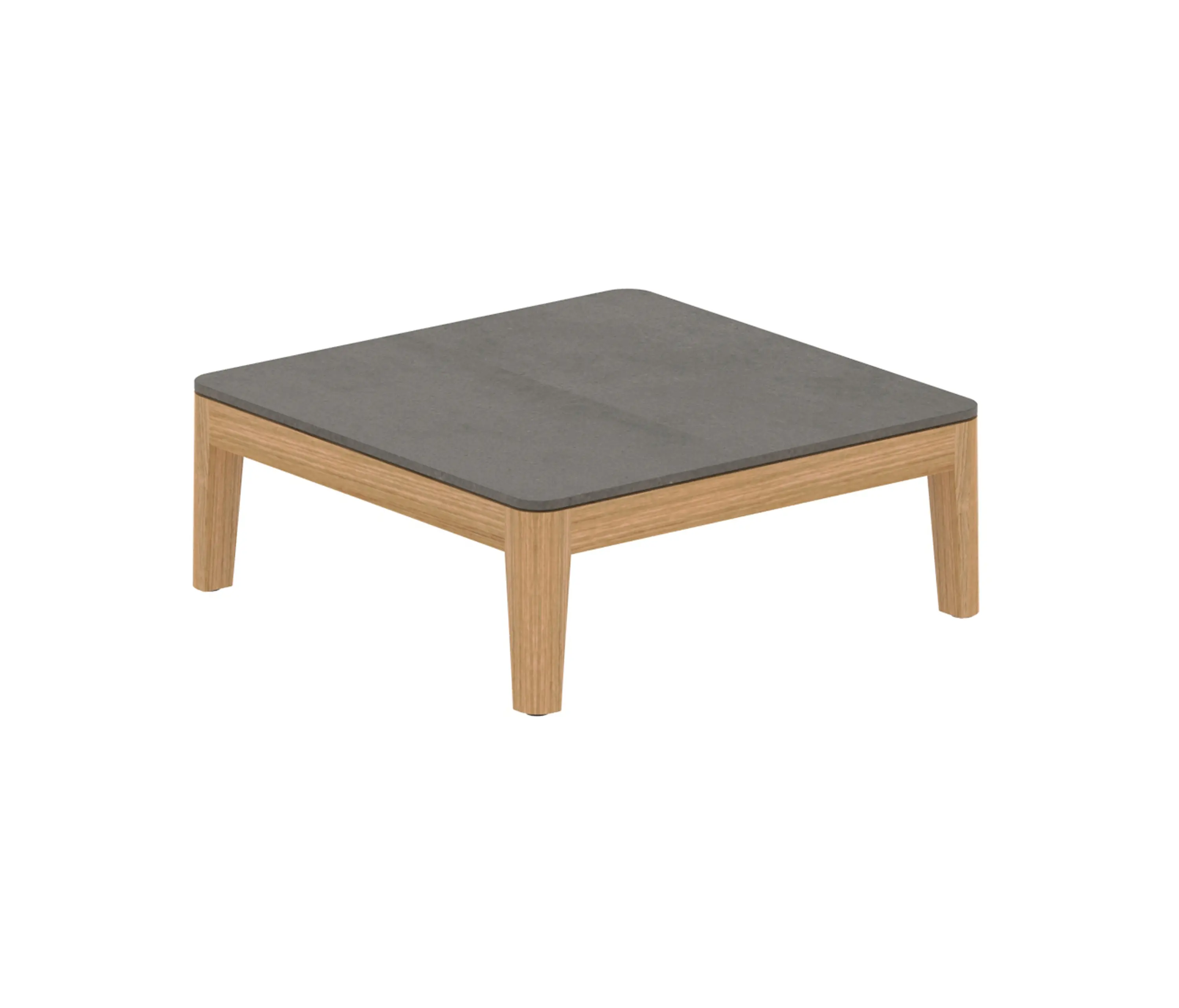 Royal Botania - Calypso Lounge teak table 72x72 cm with ceramic top