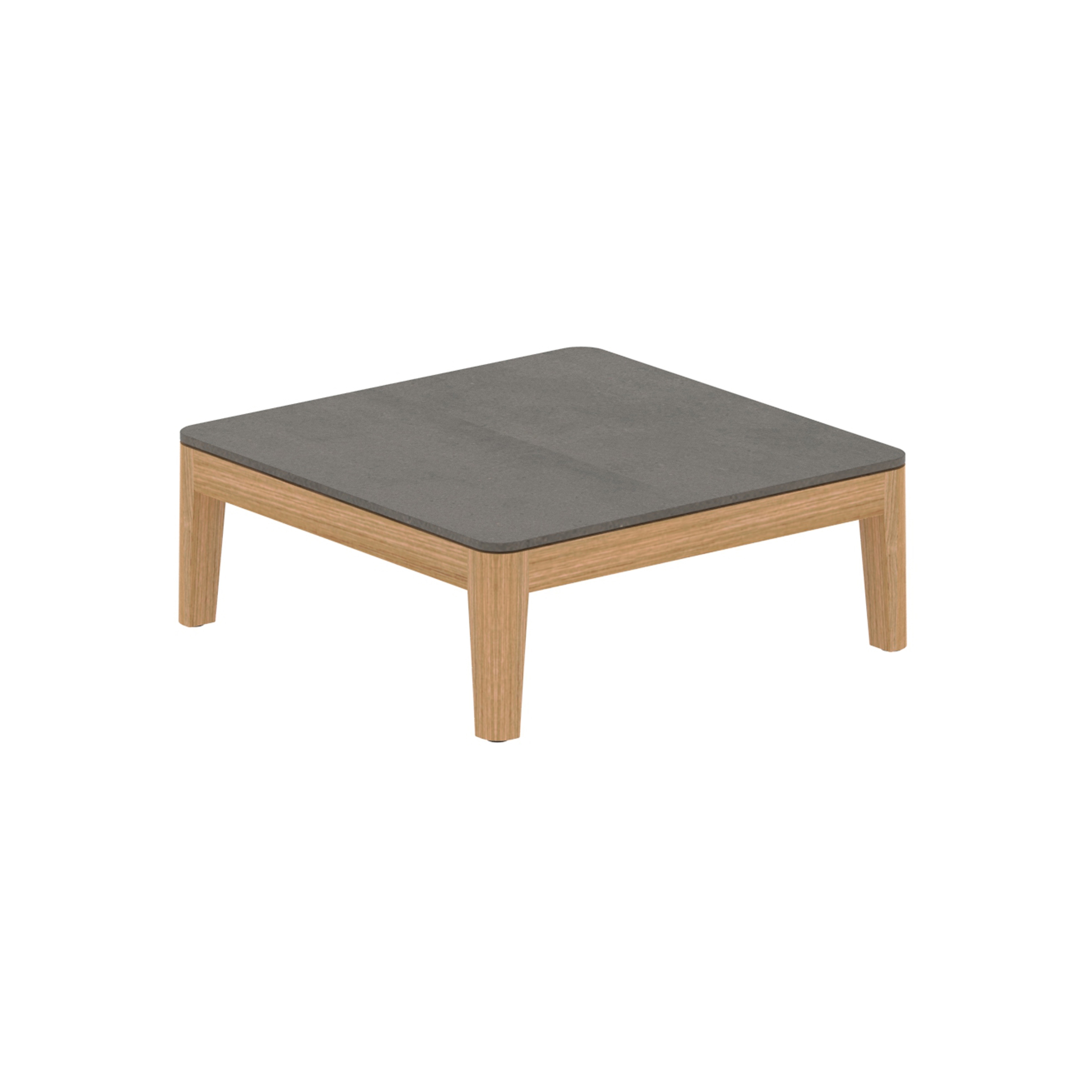 Calypso Lounge teak table 72x72 cm with ceramic top