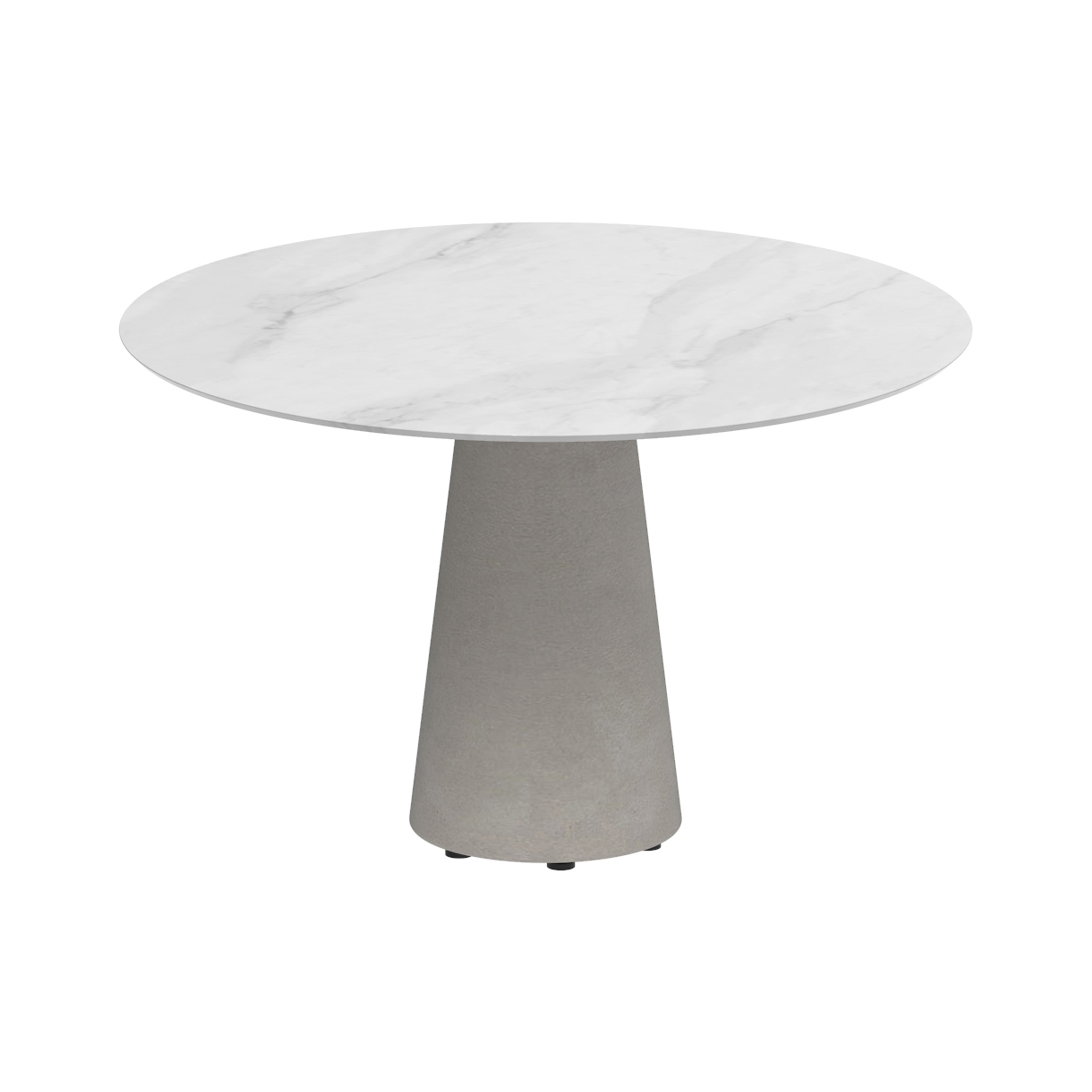 Conix table 120cm round concrete