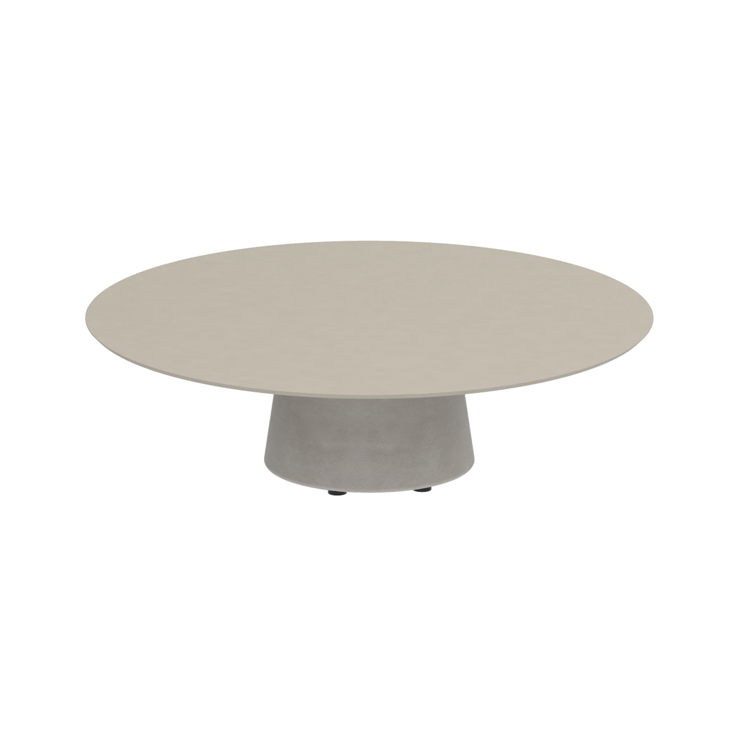 Conix table 120cm round low lounge