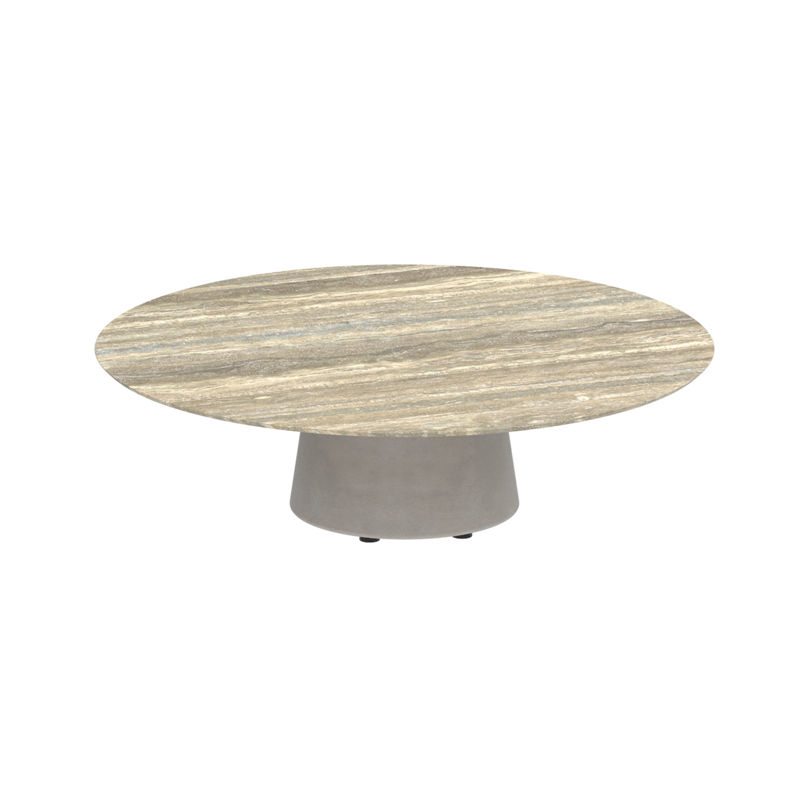 Conix table 120cm round low lounge