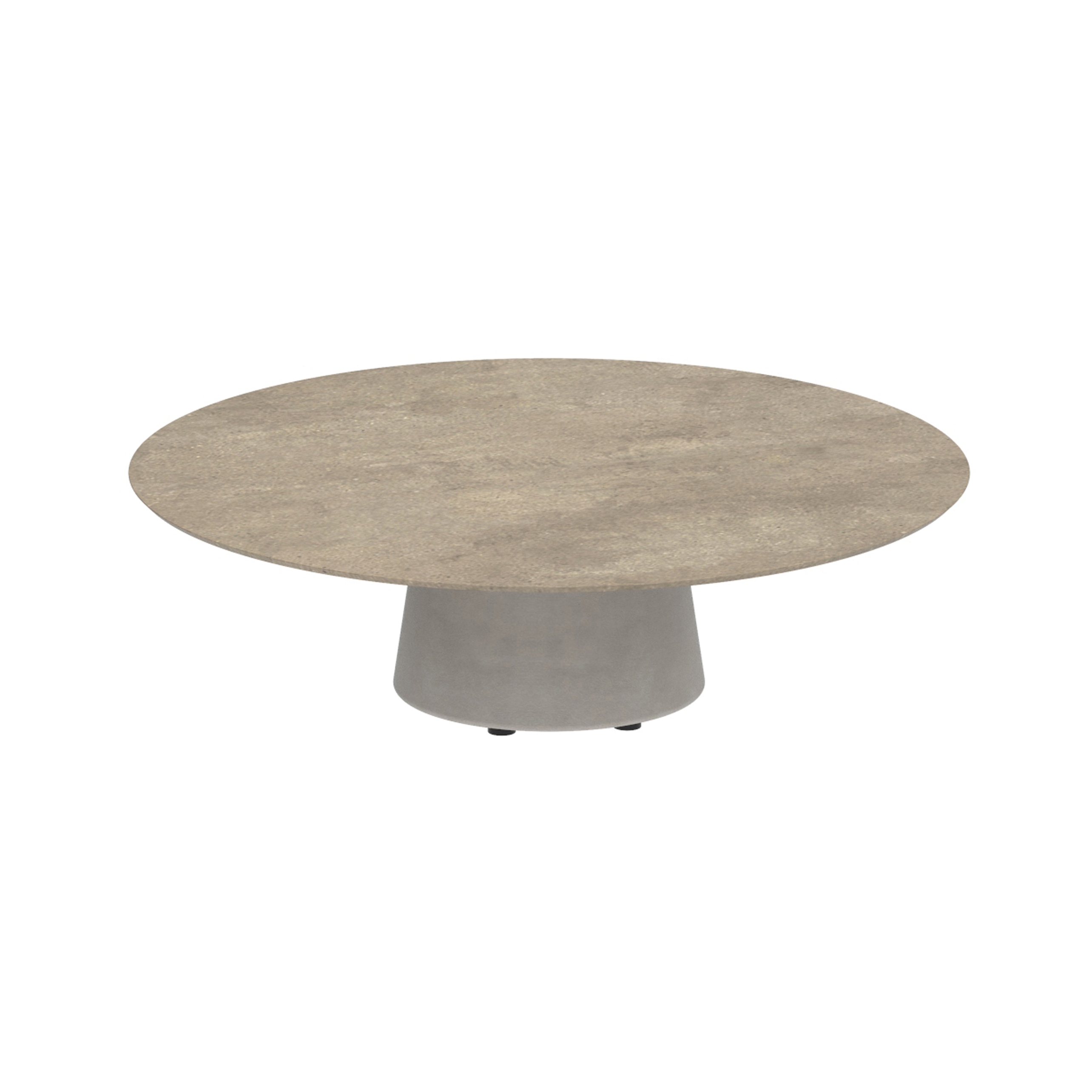 Conix table 120cm round low lounge