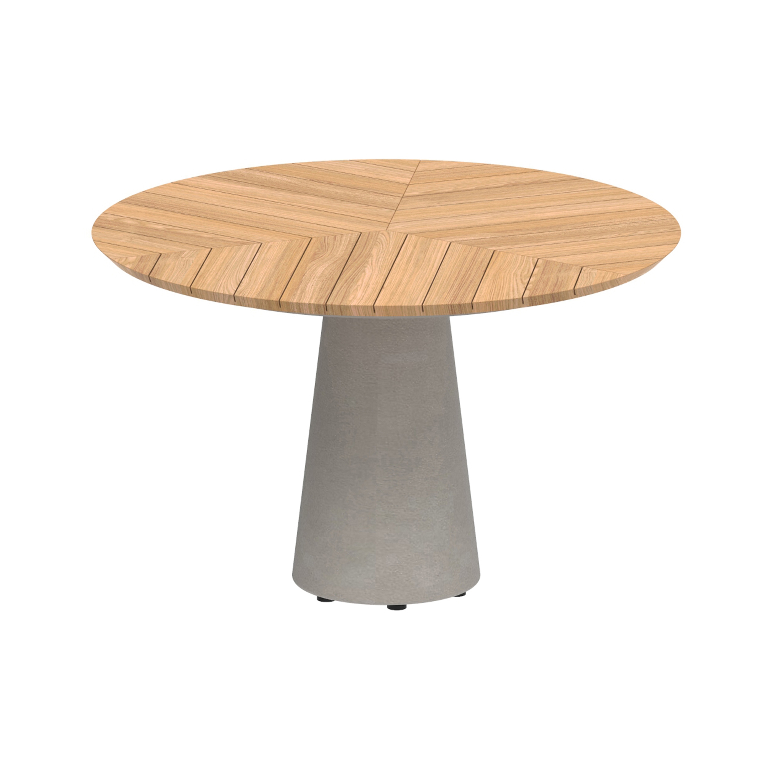 Display product Conix table 120cm round concrete from manufacturer Royal Botania