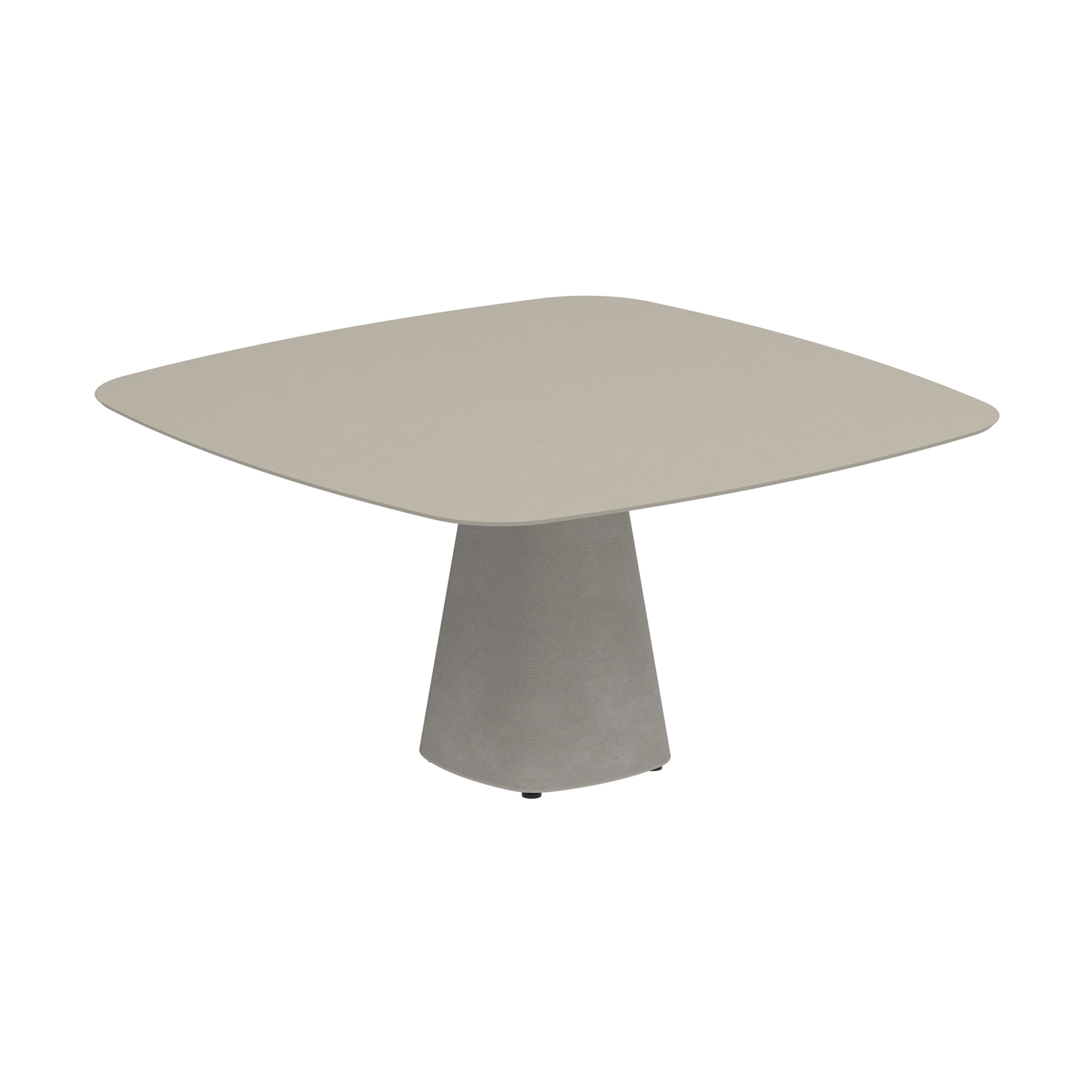 Mostra il prodotto Conix table 150x150cm concrete del produttore Royal Botania