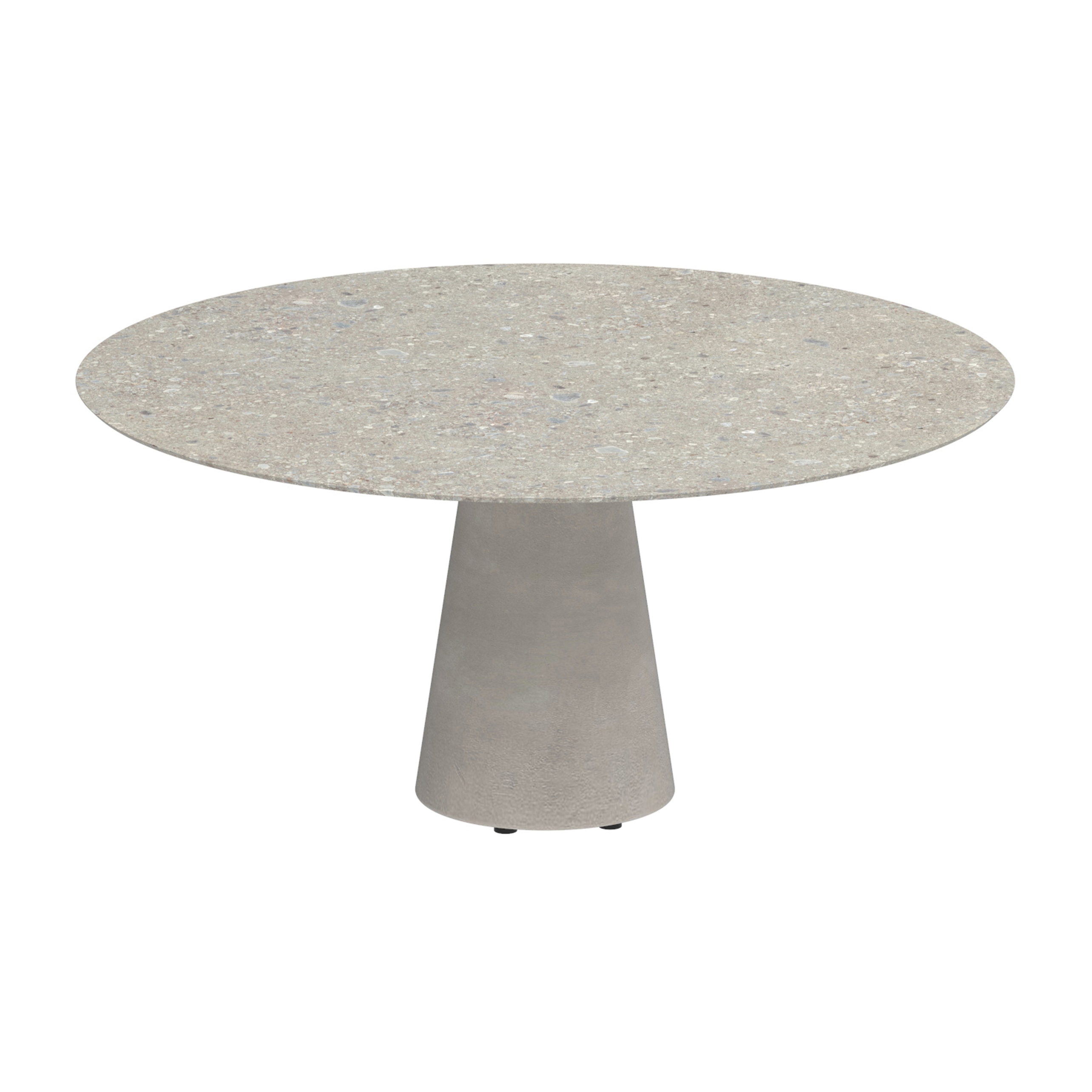 Conix table 160cm ronde concrete