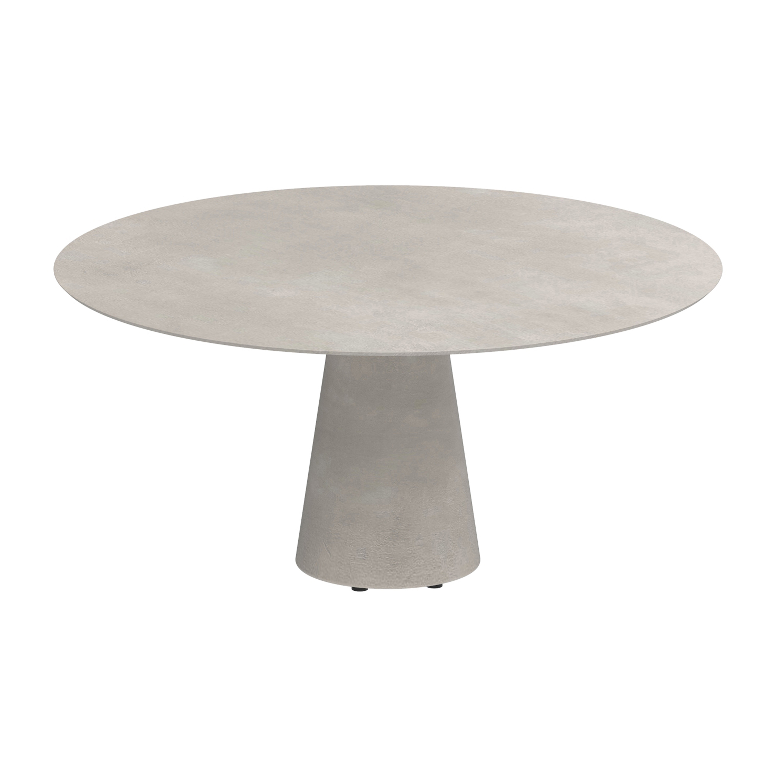 Conix table 160cm ronde concrete