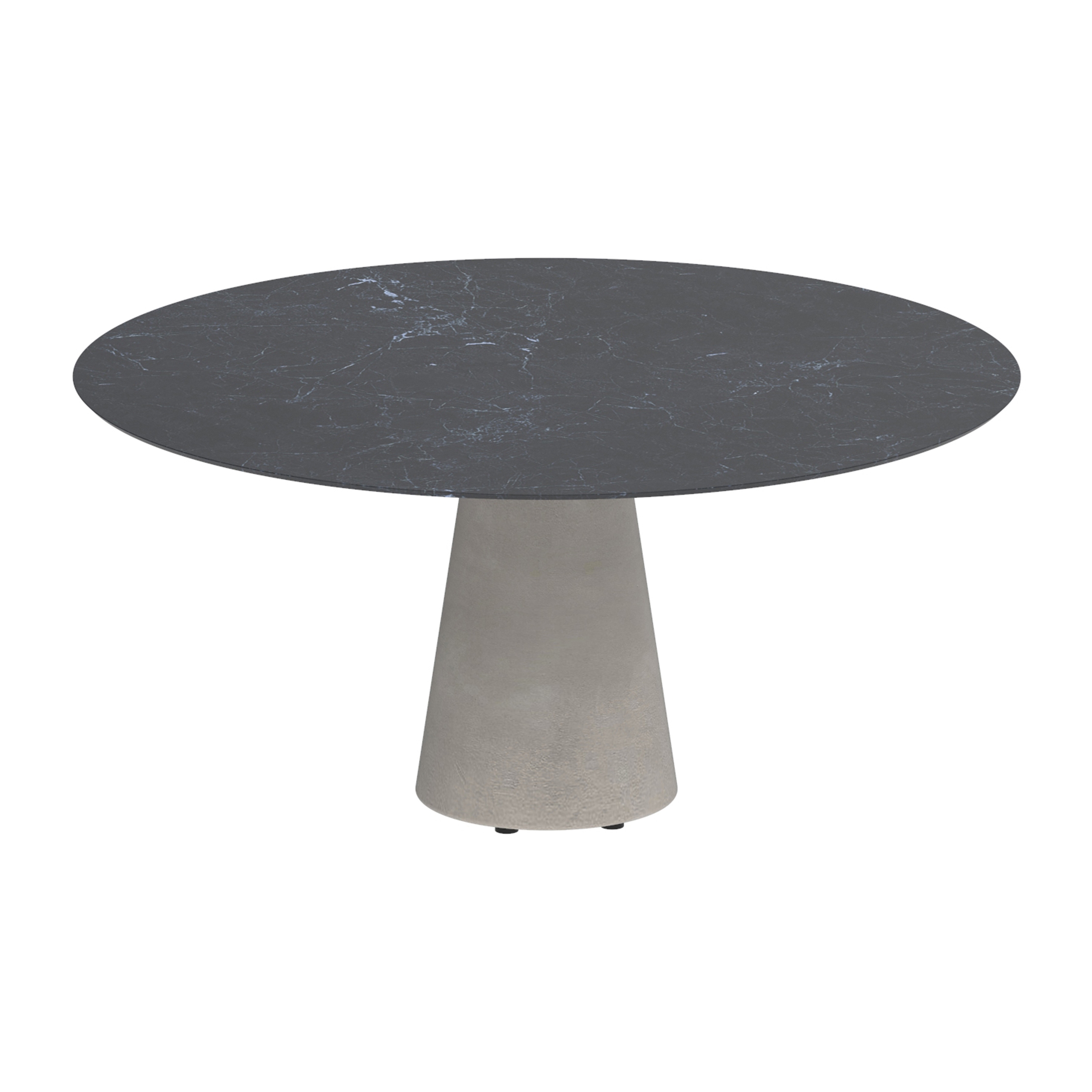 Conix table 160cm ronde concrete