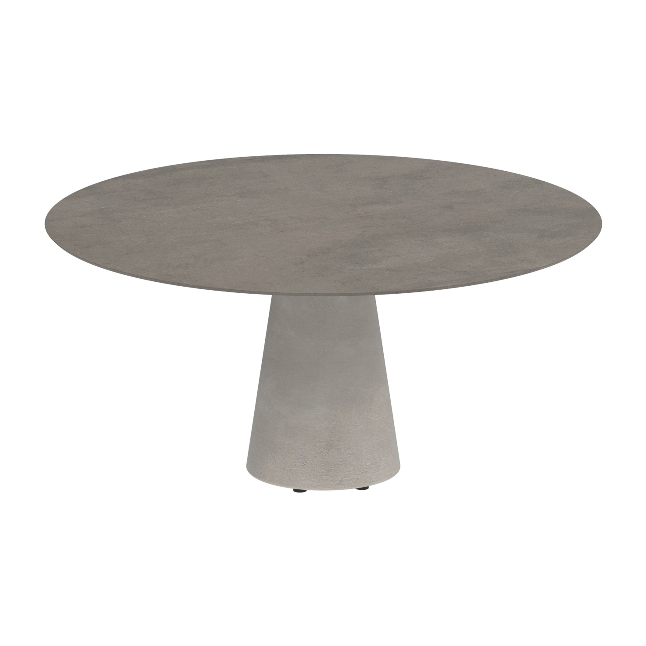 Conix table 160cm ronde concrete