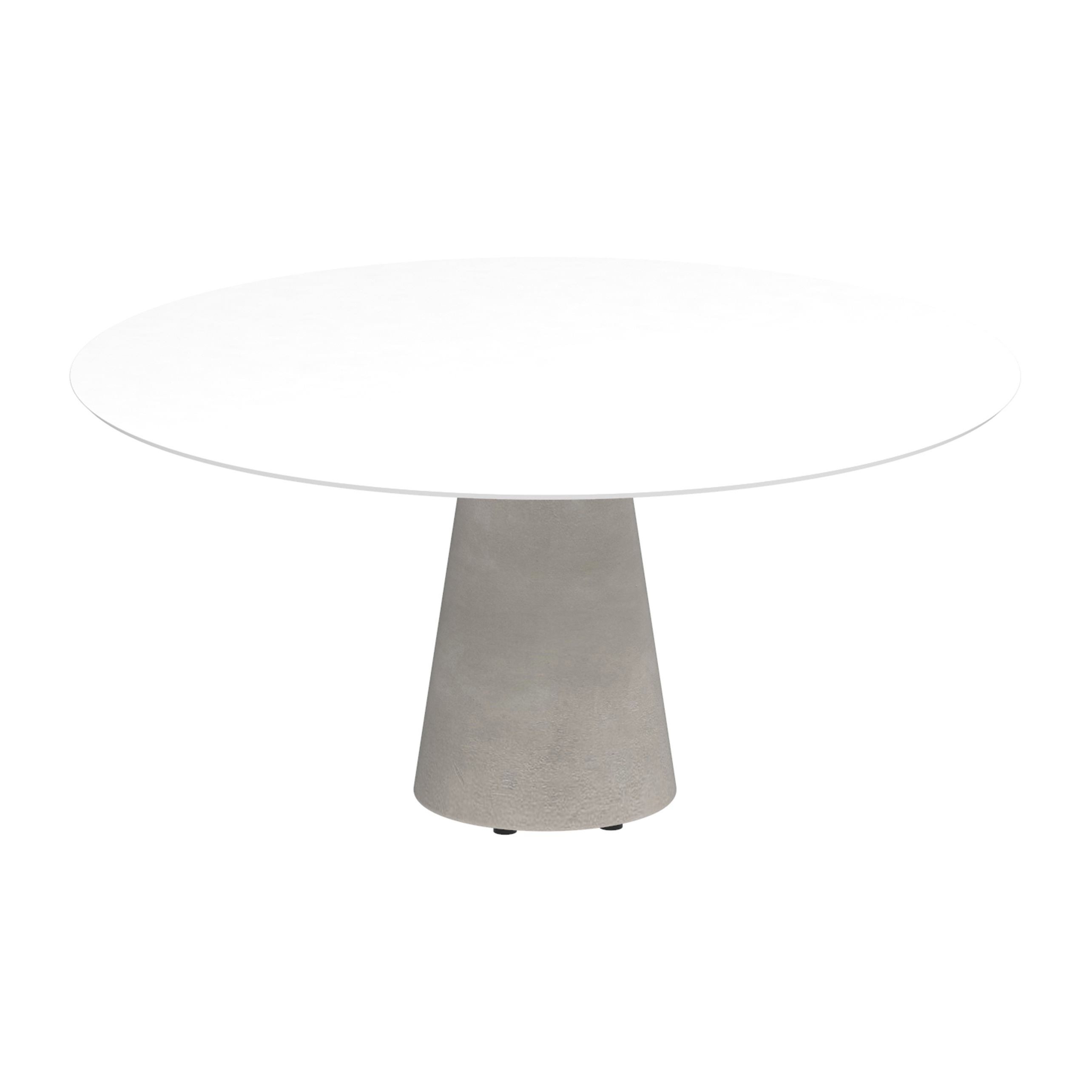 Conix table 160cm ronde concrete