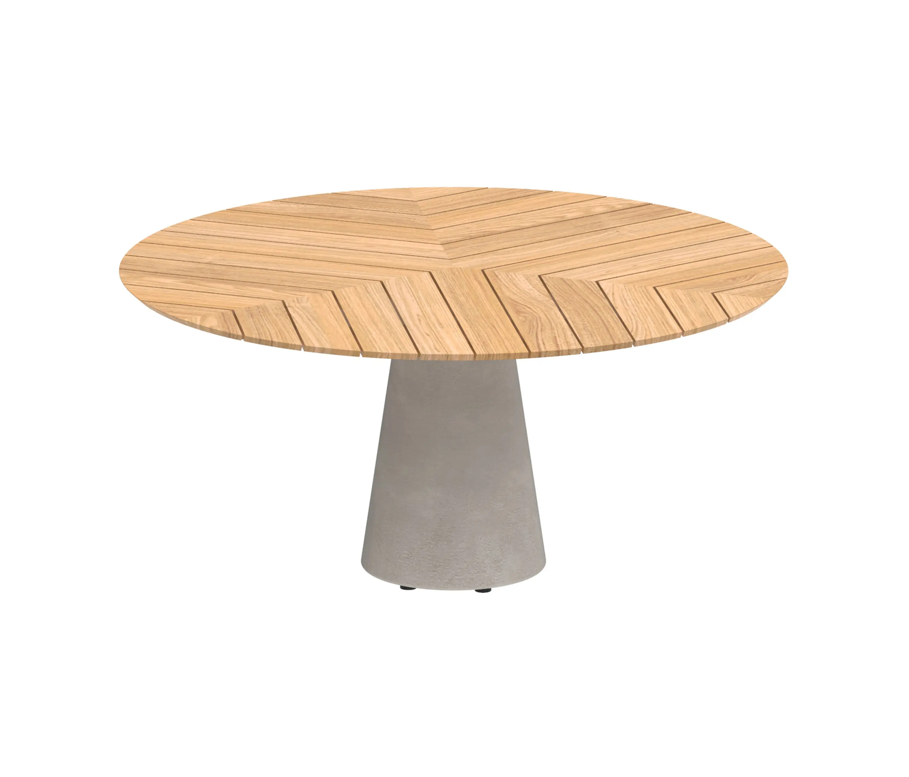 Royal Botania - Conix table 160cm round concrete