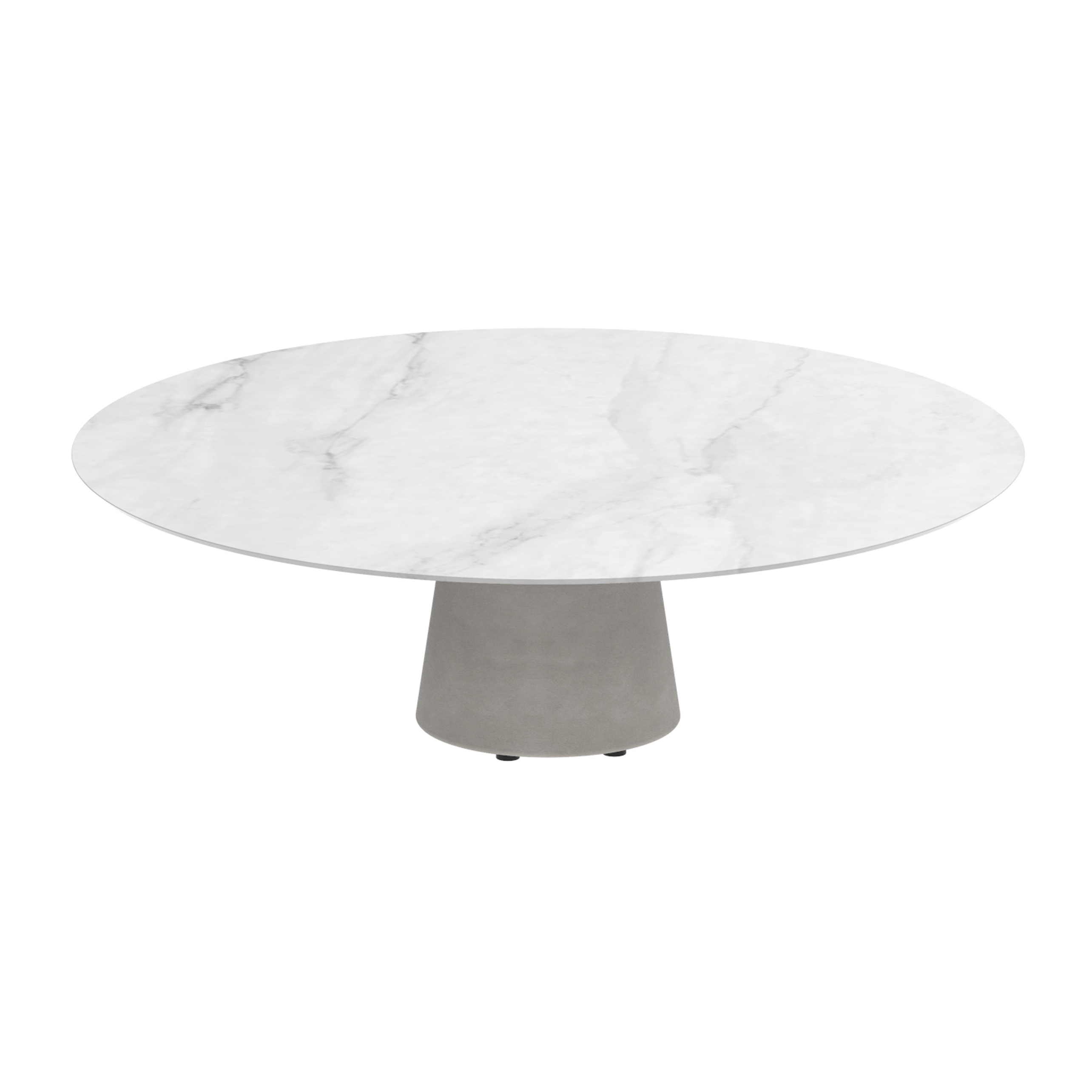 Display product Conix table 160cm round high lounge from manufacturer Royal Botania