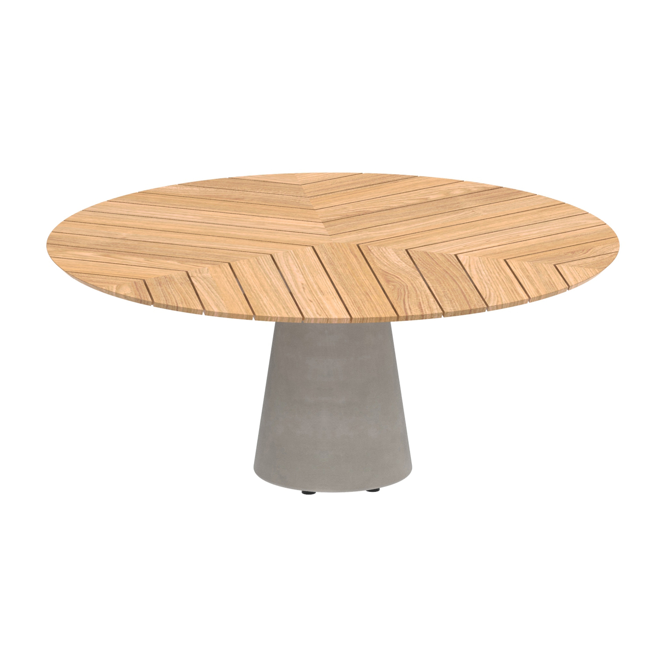 Conix table 160cm round low dining