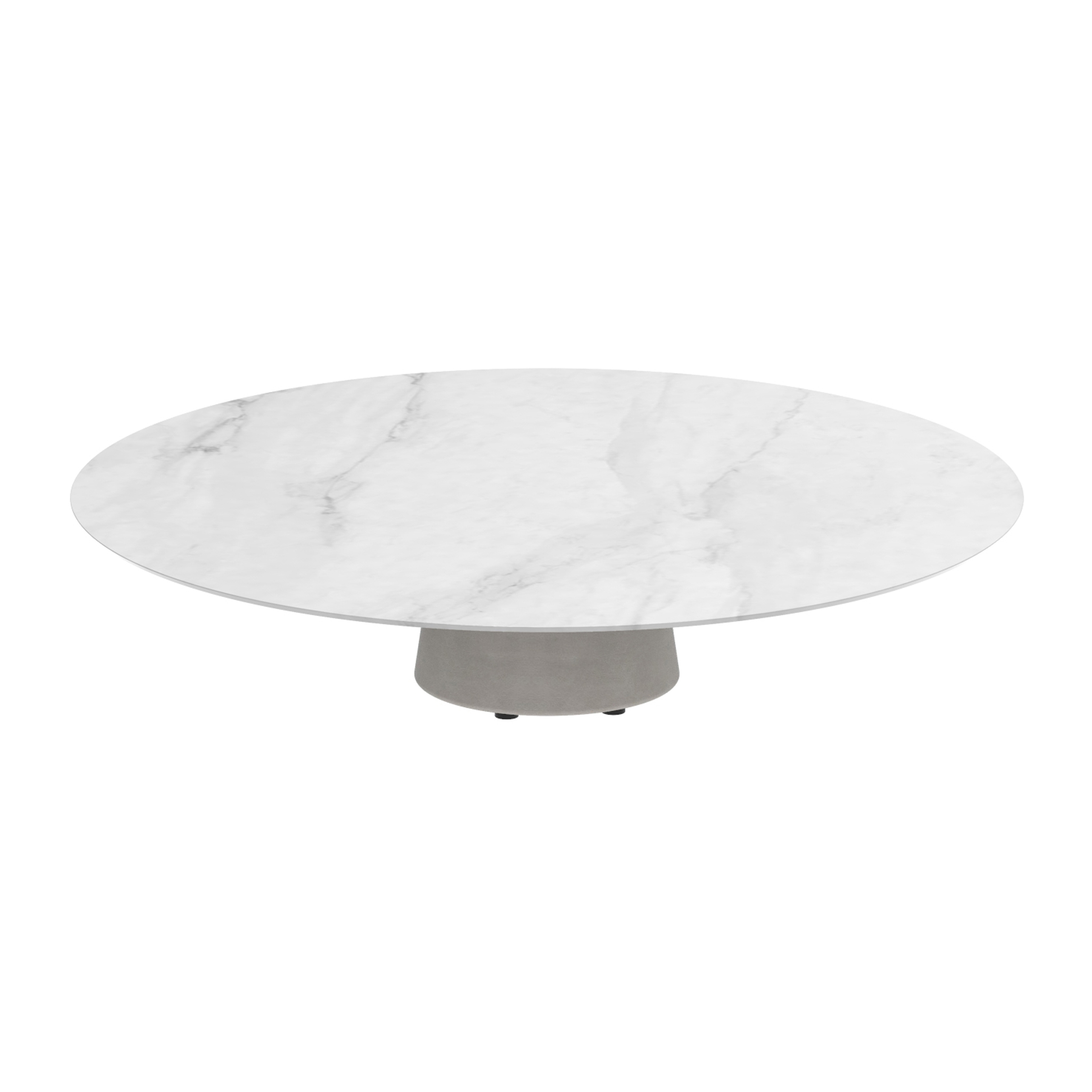 Display product Conix table 160cm round low lounge from manufacturer Royal Botania
