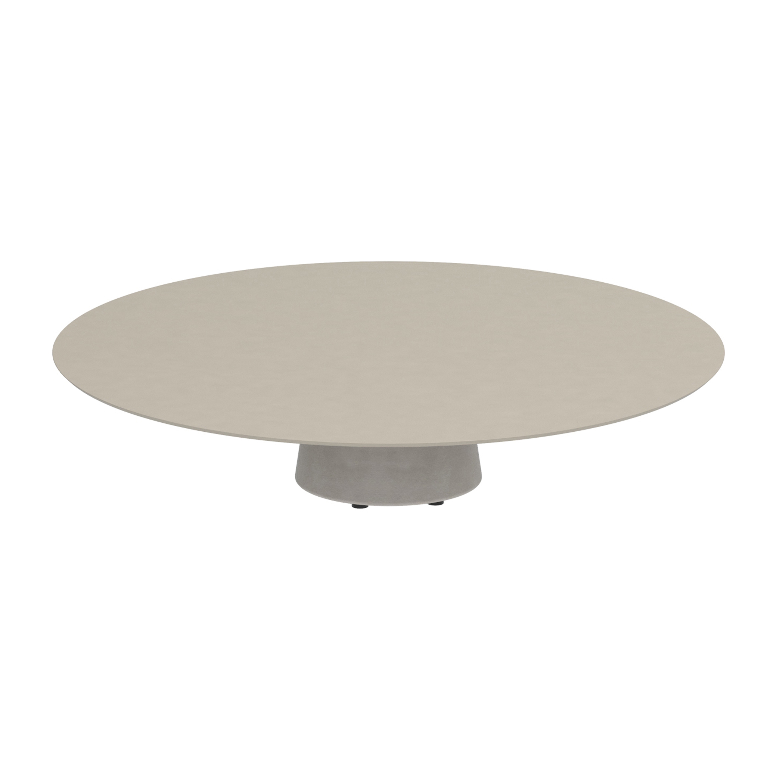 Conix table 160cm round low lounge