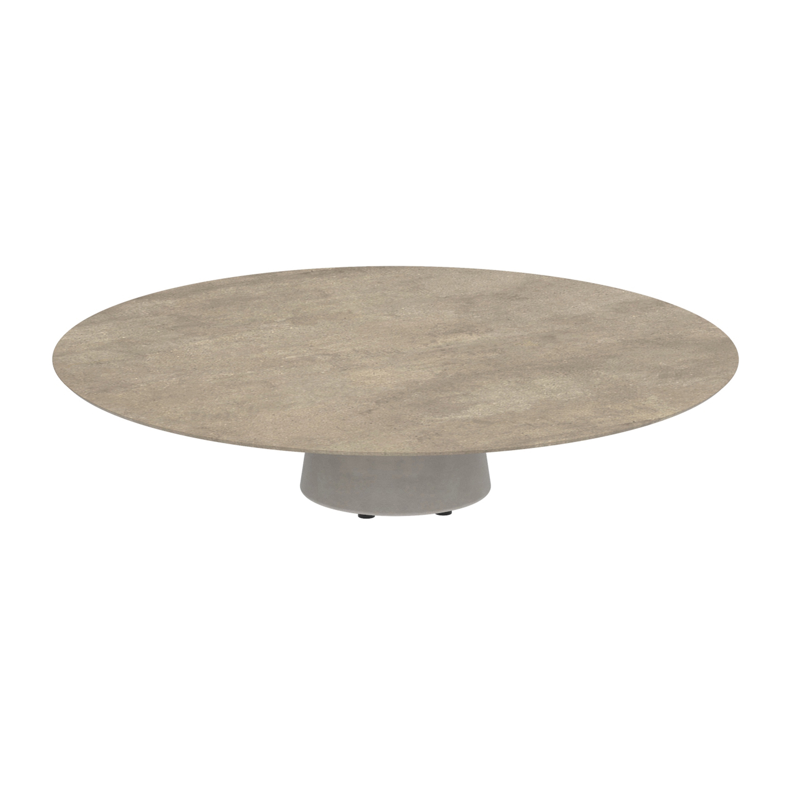 Conix table 160cm round low lounge